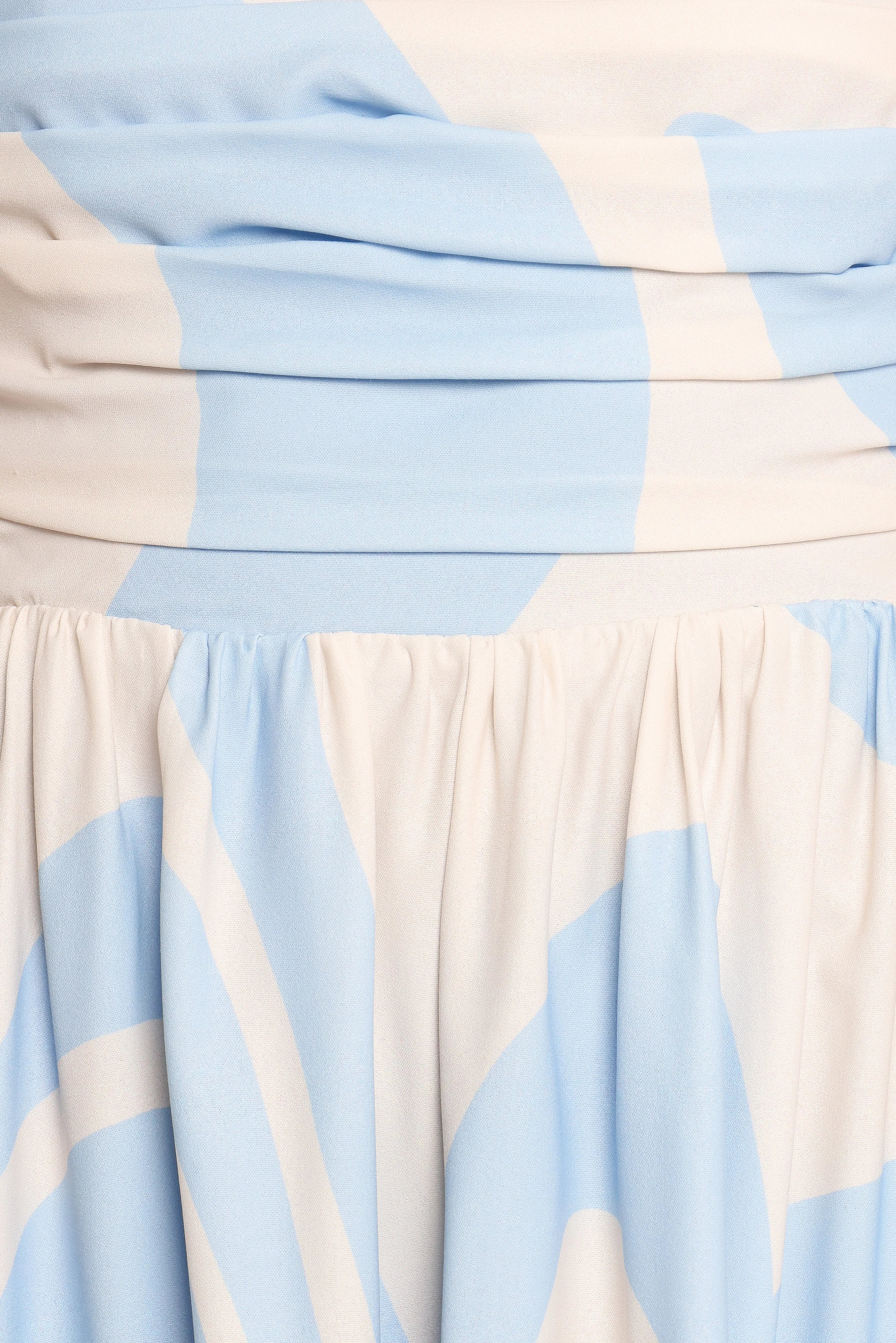 Nesta Maxi Dress Blue Cream