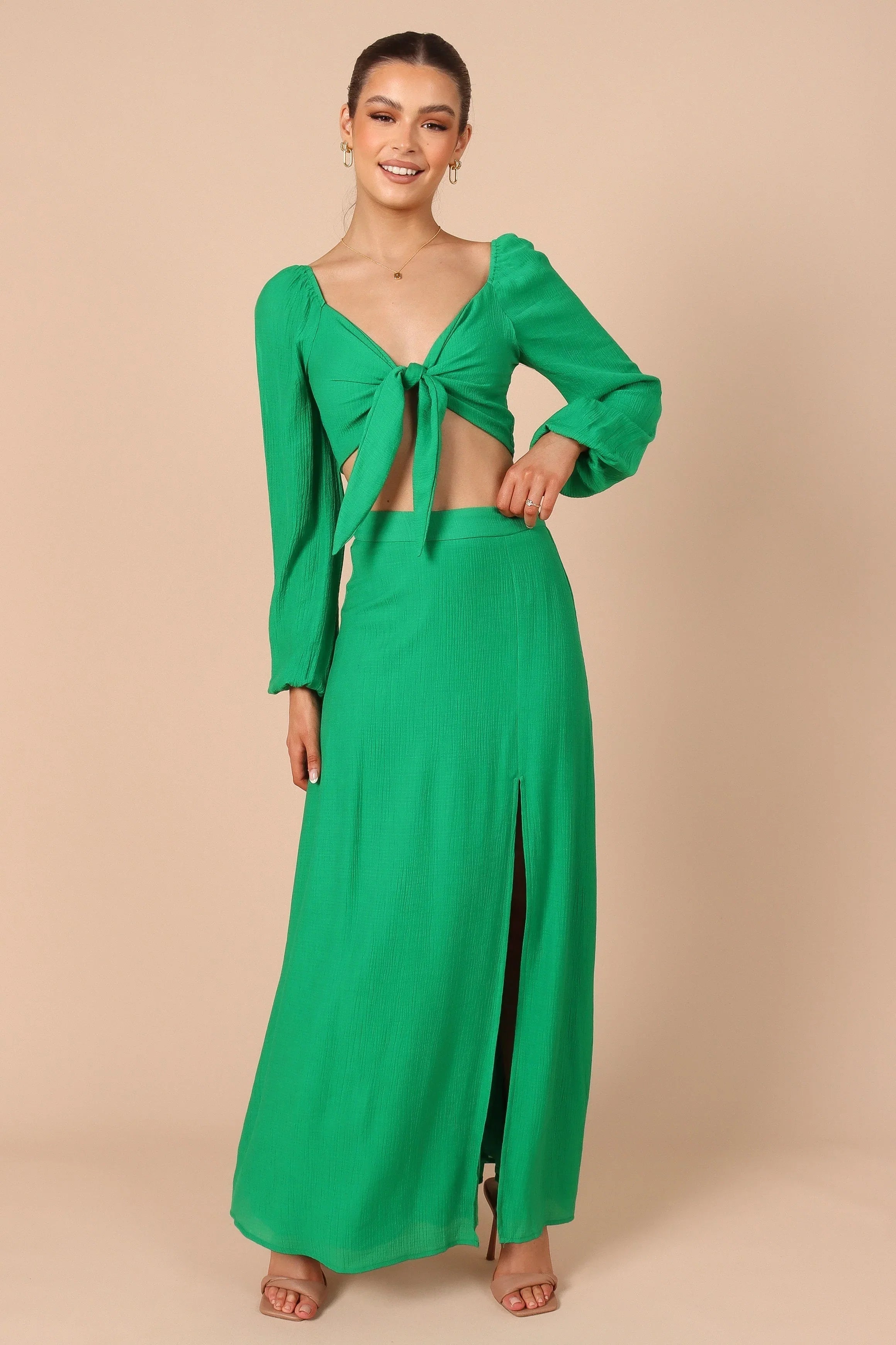 Claudia Two Piece Set Green