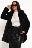 Meeka Faux Fur Jacket Black