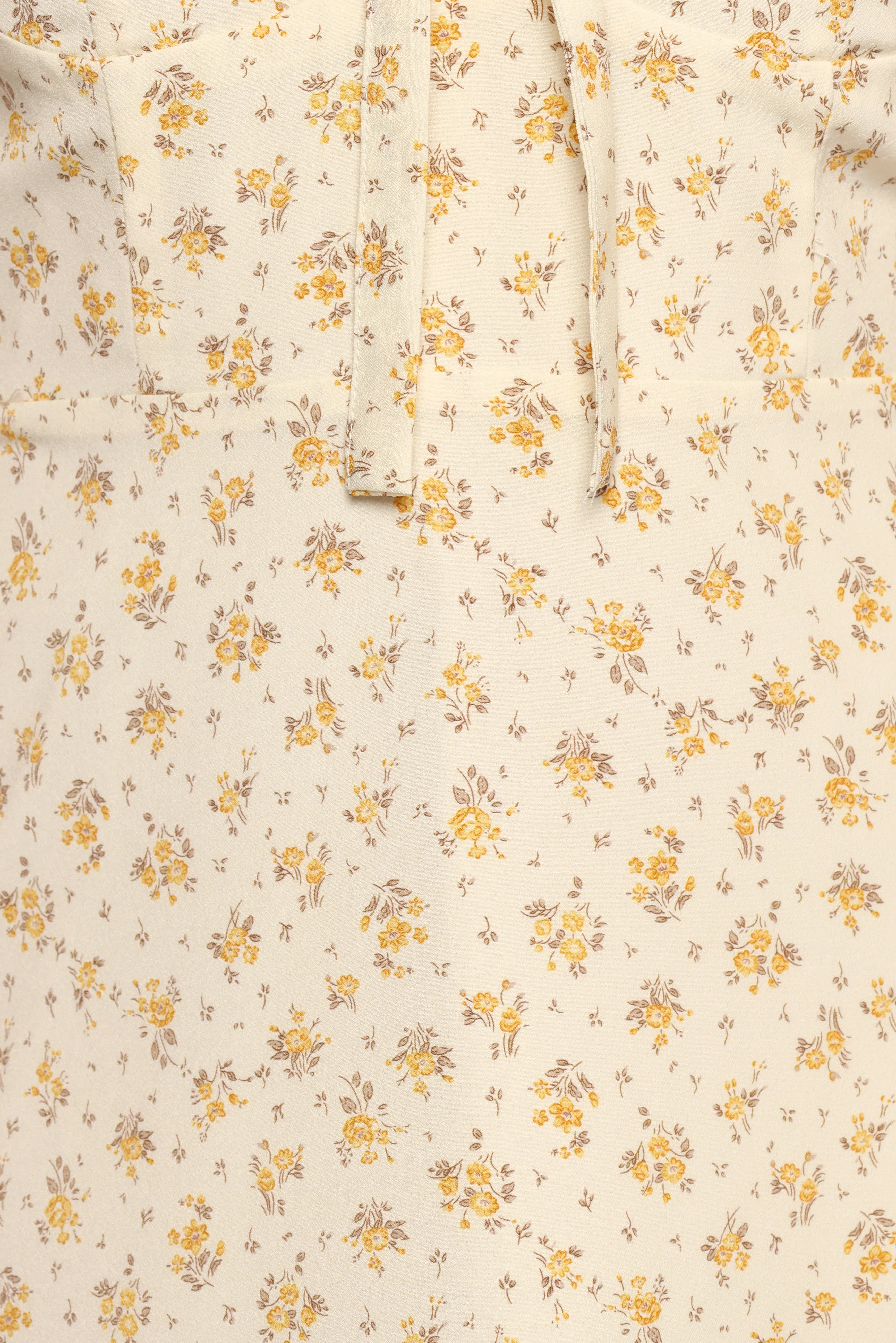 Joss Mini Dress Cream Yellow