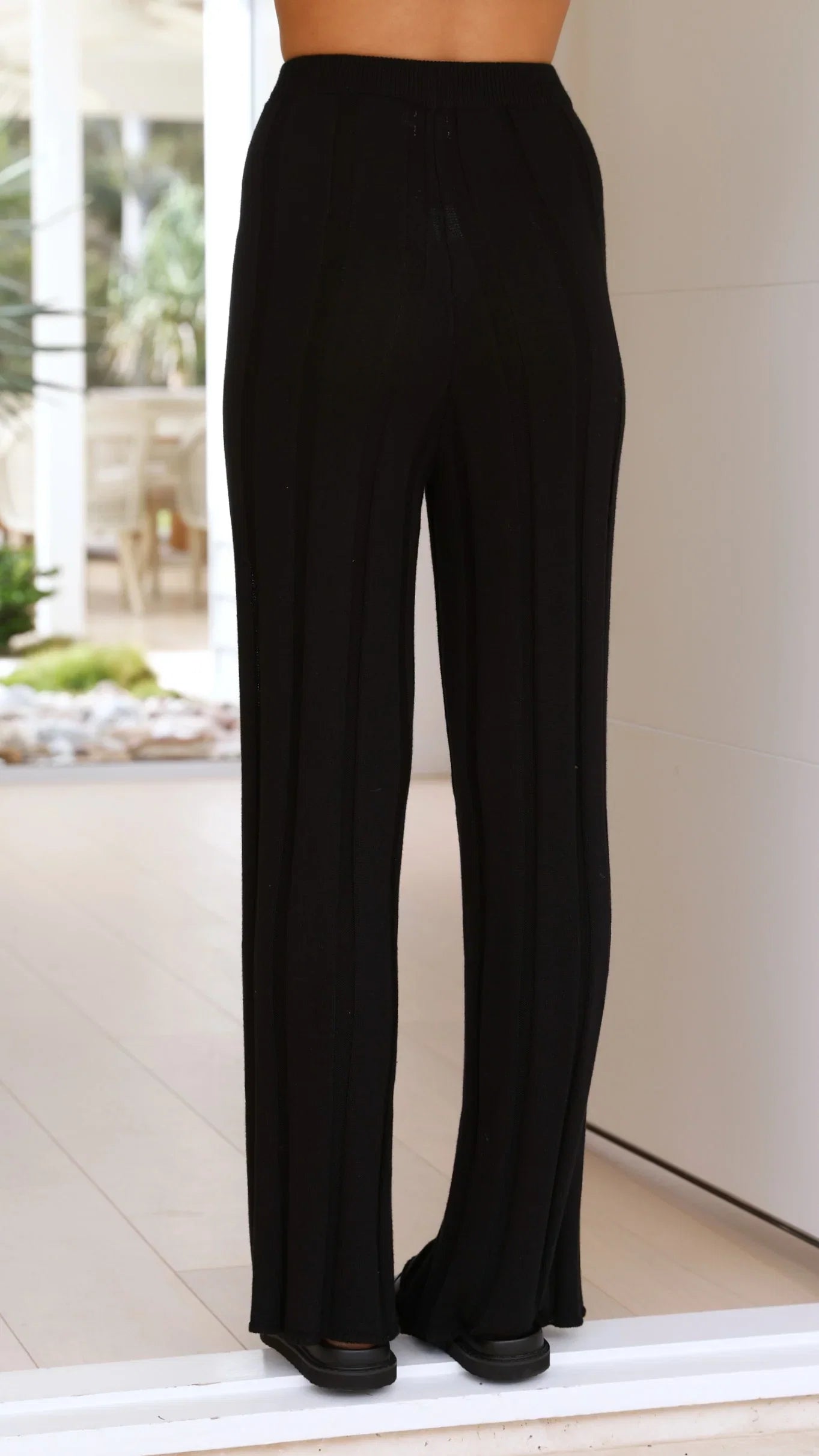 Bayu Knit Pants Black