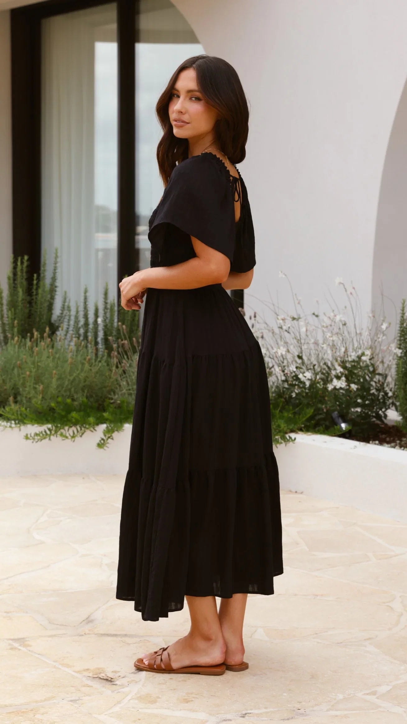 Lainey Midi Dress Black