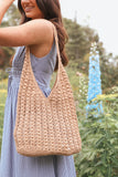 Avery Woven Bag Tan