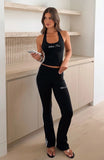 She Means Business Flare Pants Black