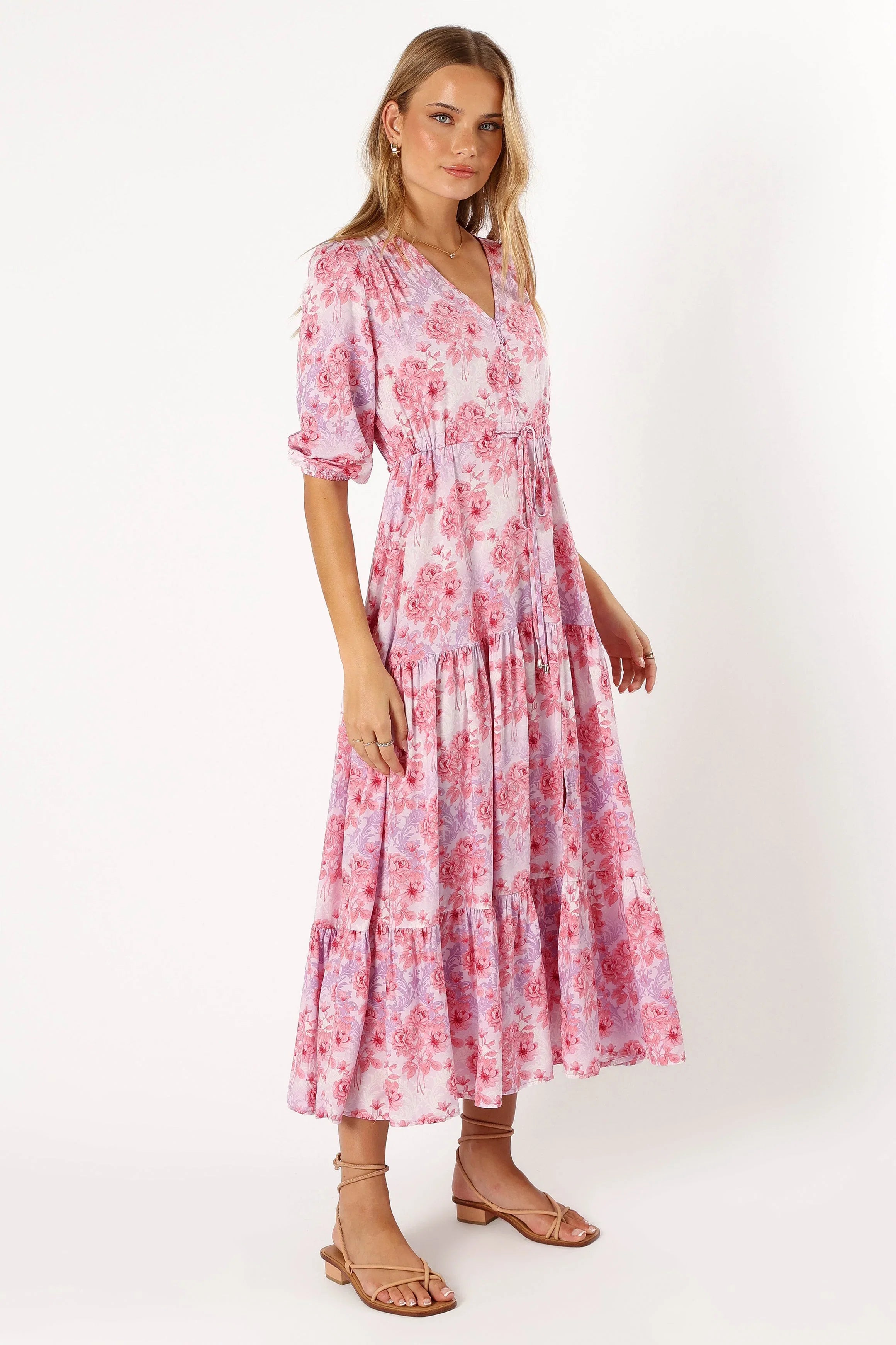Kelda Dress Pink Purple