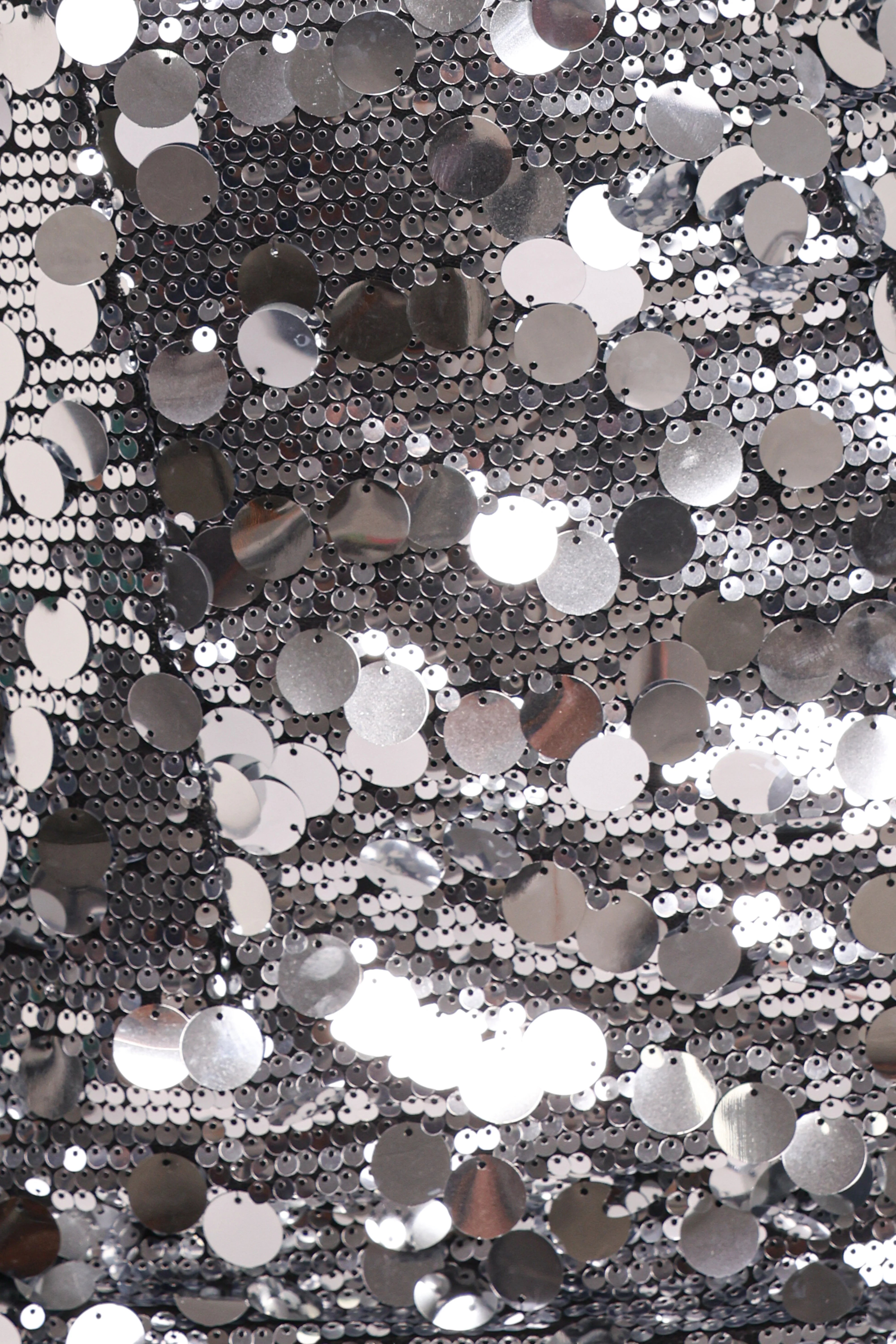 Azalea Mini Dress Silver Sequin