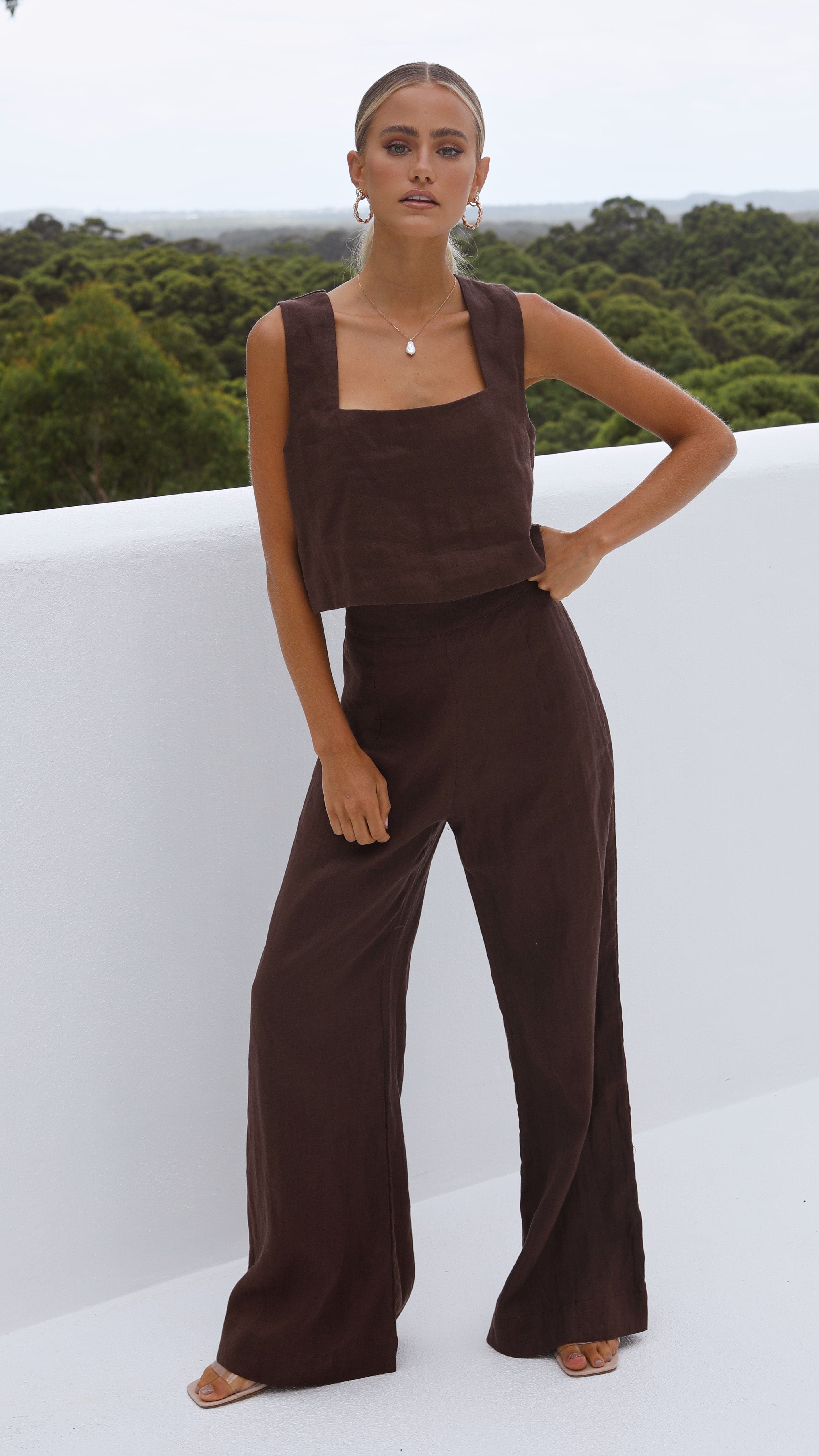 Tillie Crop Top Chocolate