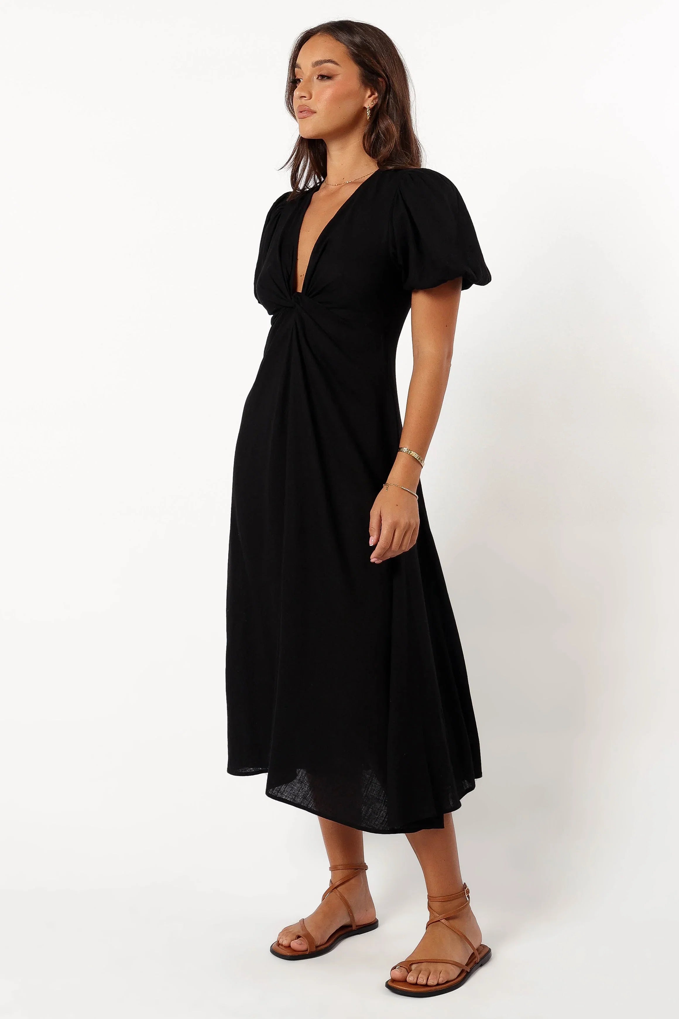 Matilda Midi Dress Black
