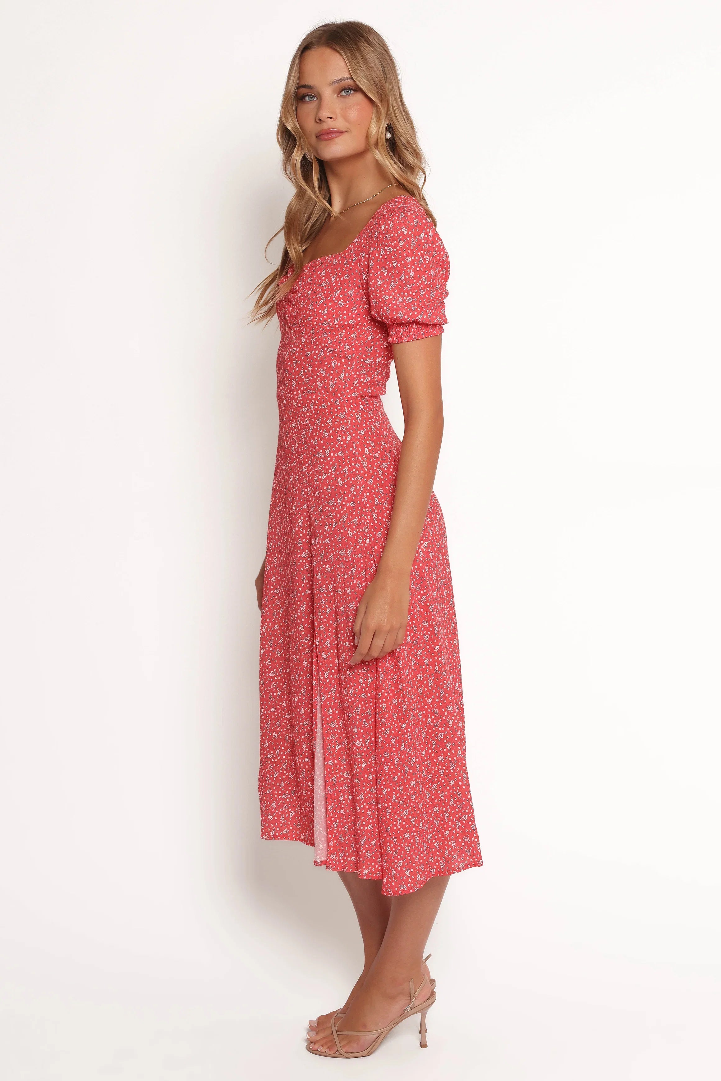 Franklin Dress Red Floral