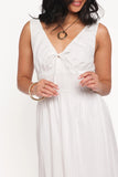 Kayden Maxi Dress White