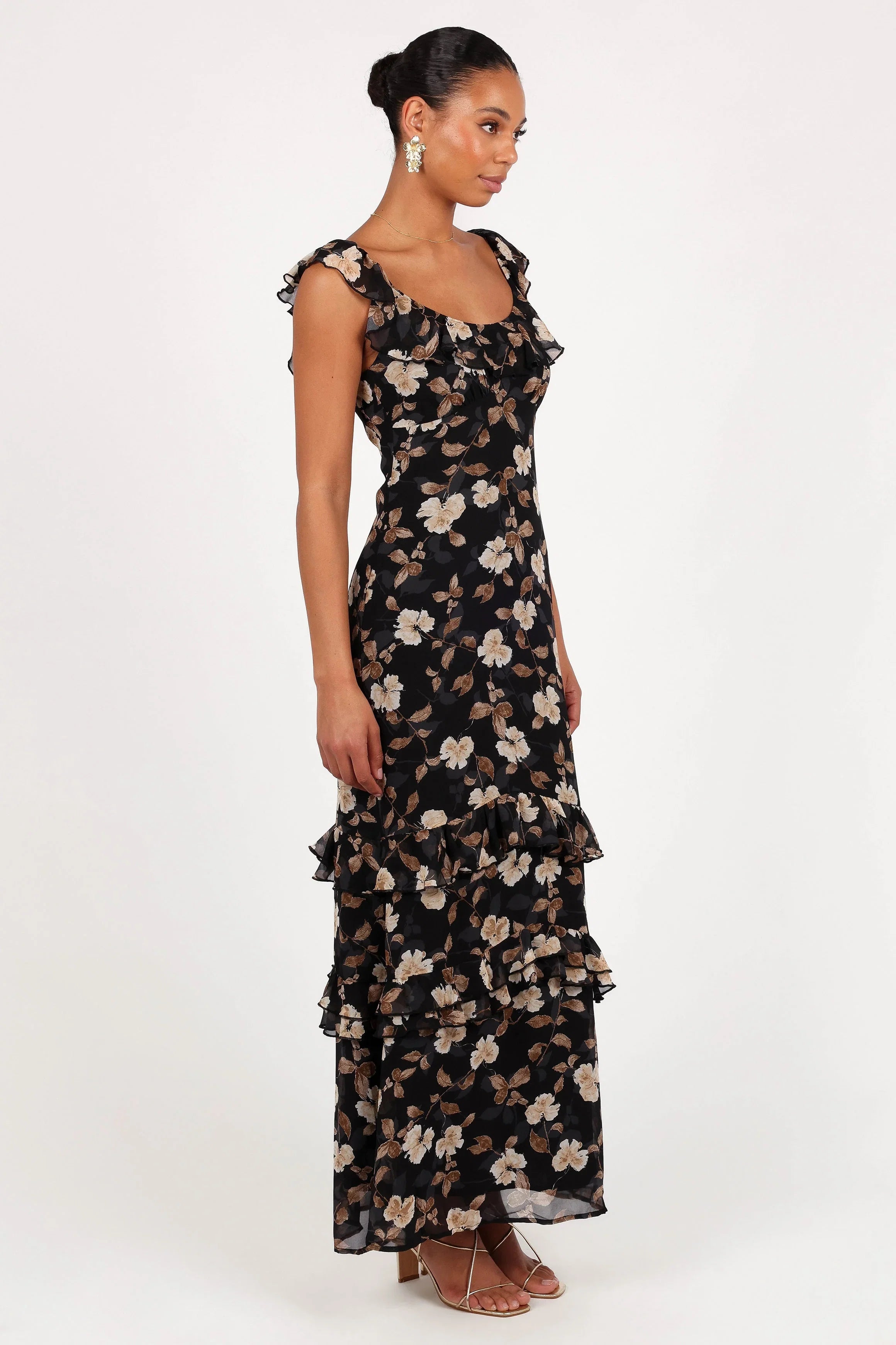 Irelynn Maxi Dress Black Floral