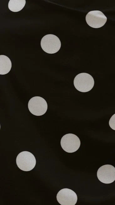 Sammie Mini Dress Black White Polka
