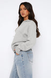 Its Cool Knit Hoodie Light Grey
