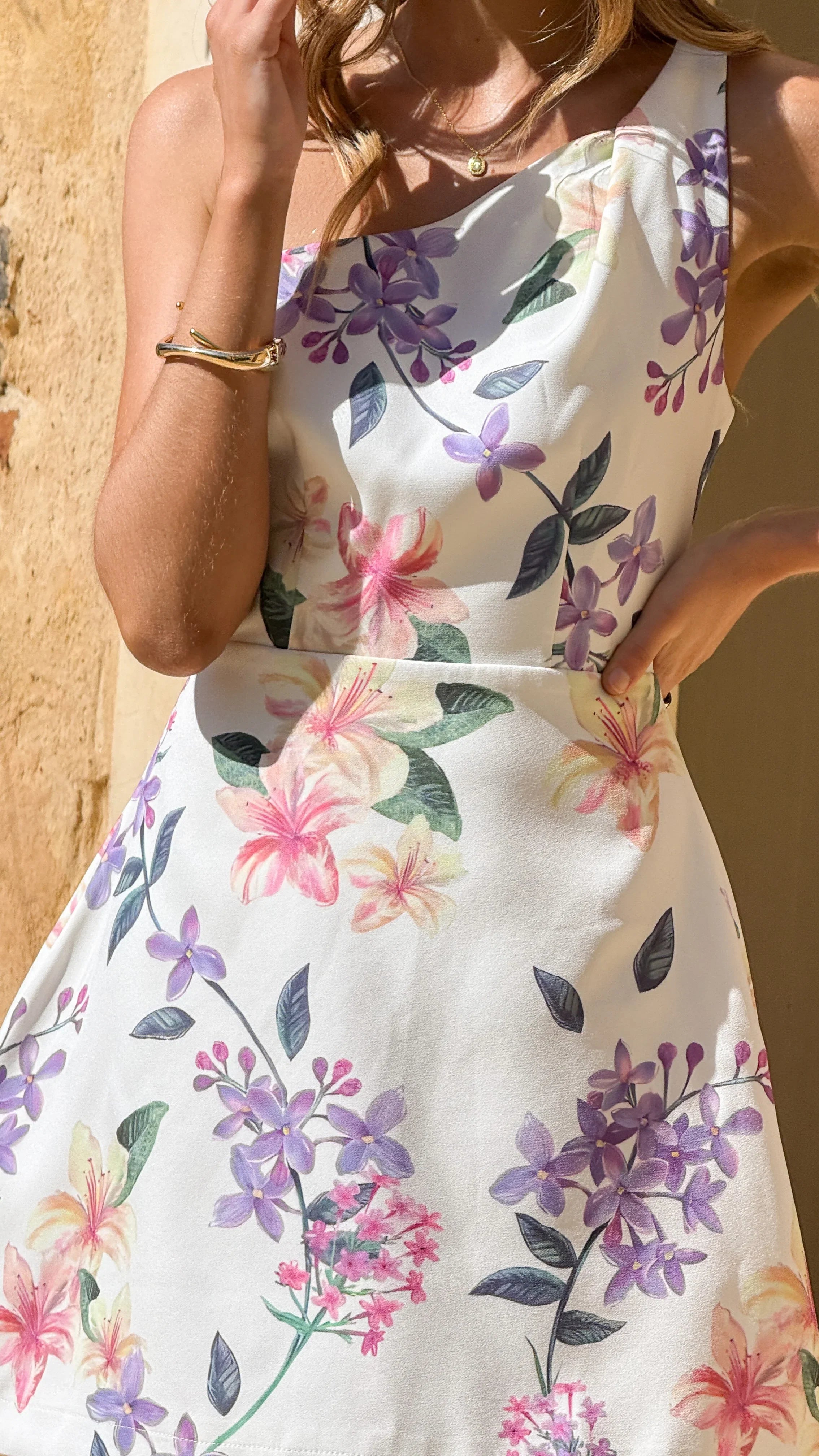Katalina Mini Dress Botanical Bloom