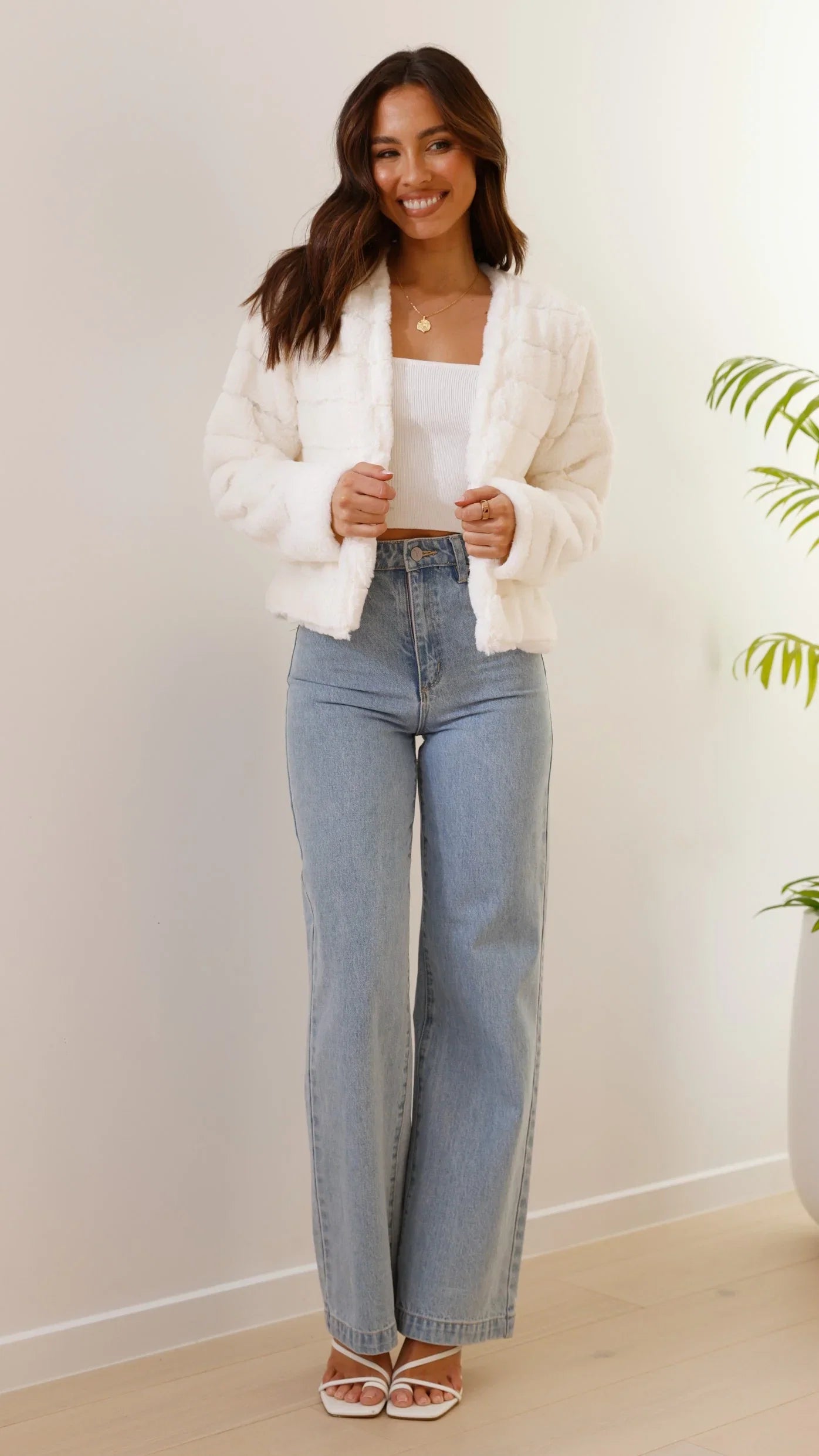 Tully Crop Jacket White