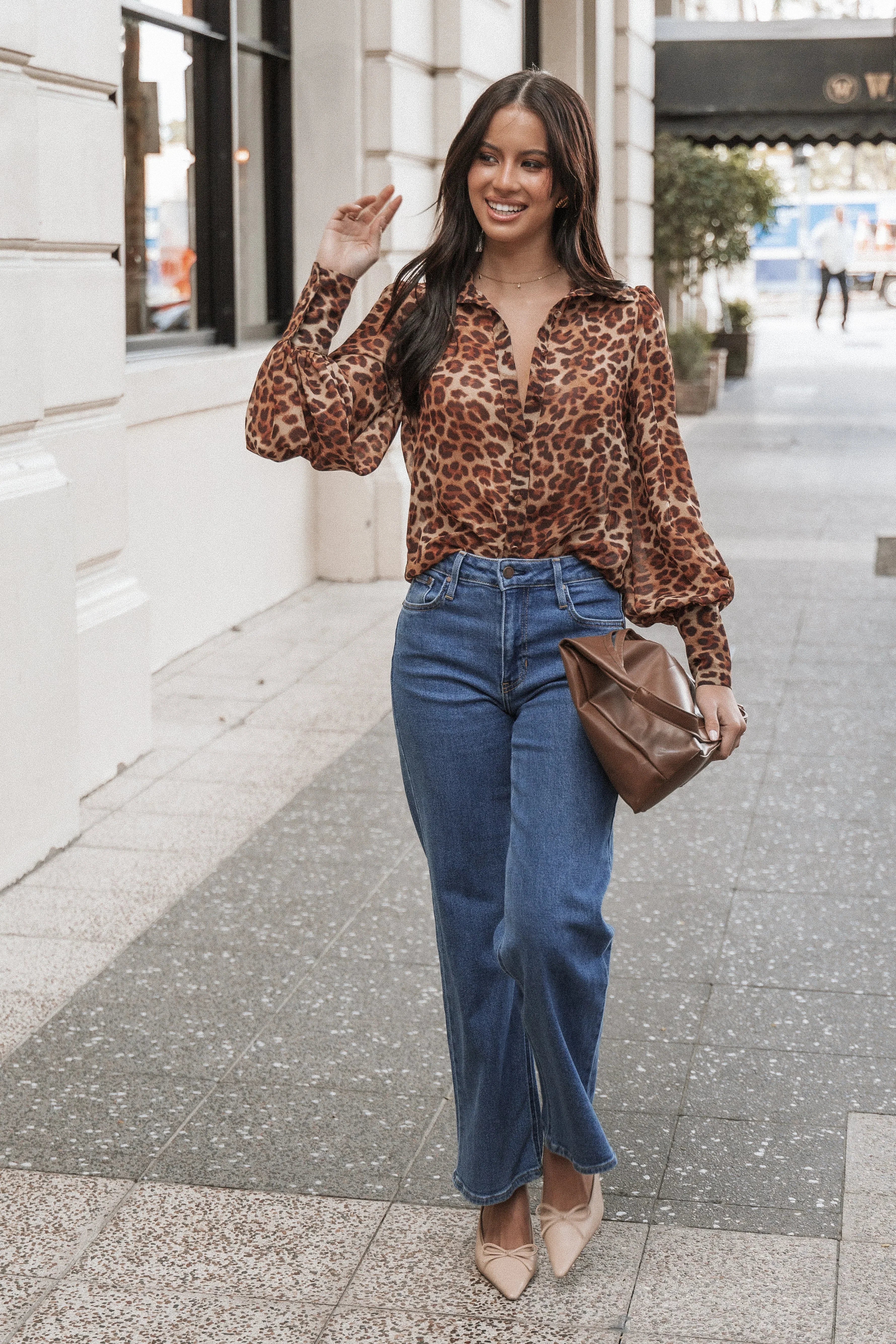 Fleetwood Blouse Leopard