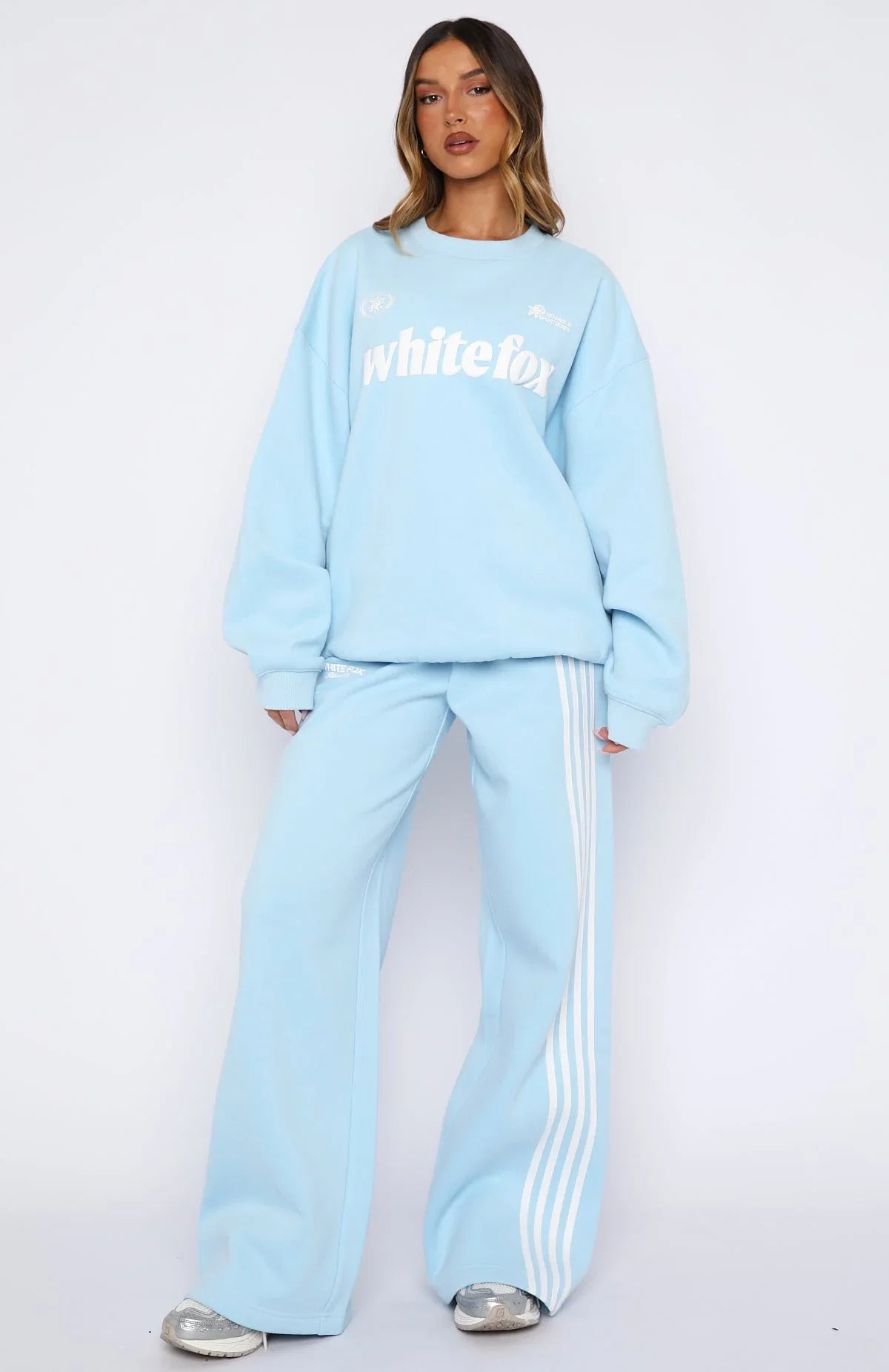 Release 15 Janie Oversized Drop Shoulder Sweater Blue