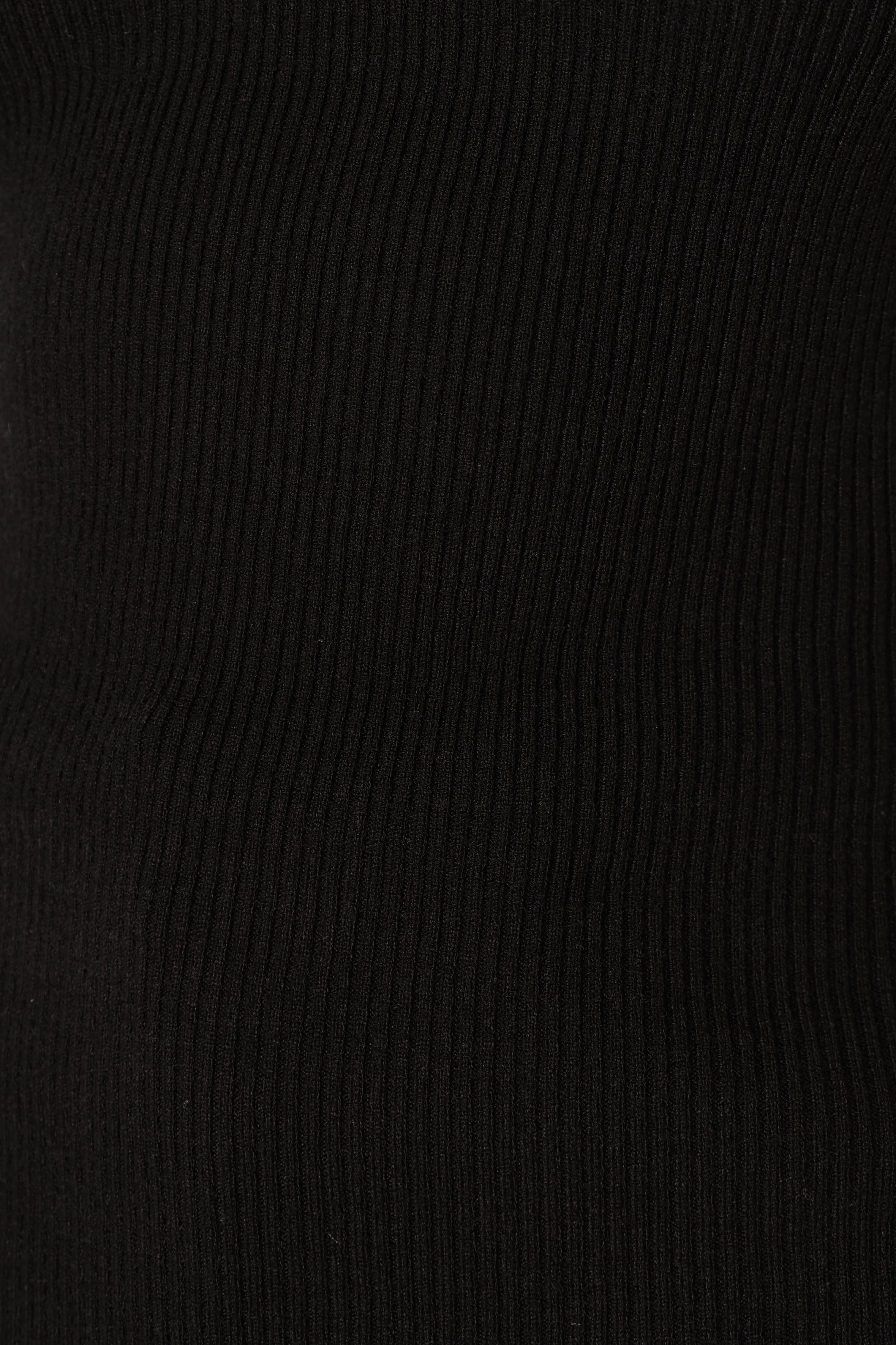Vicki Rib Tank Black