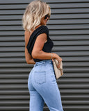 Kemsley Cotton One Shoulder Bodysuit