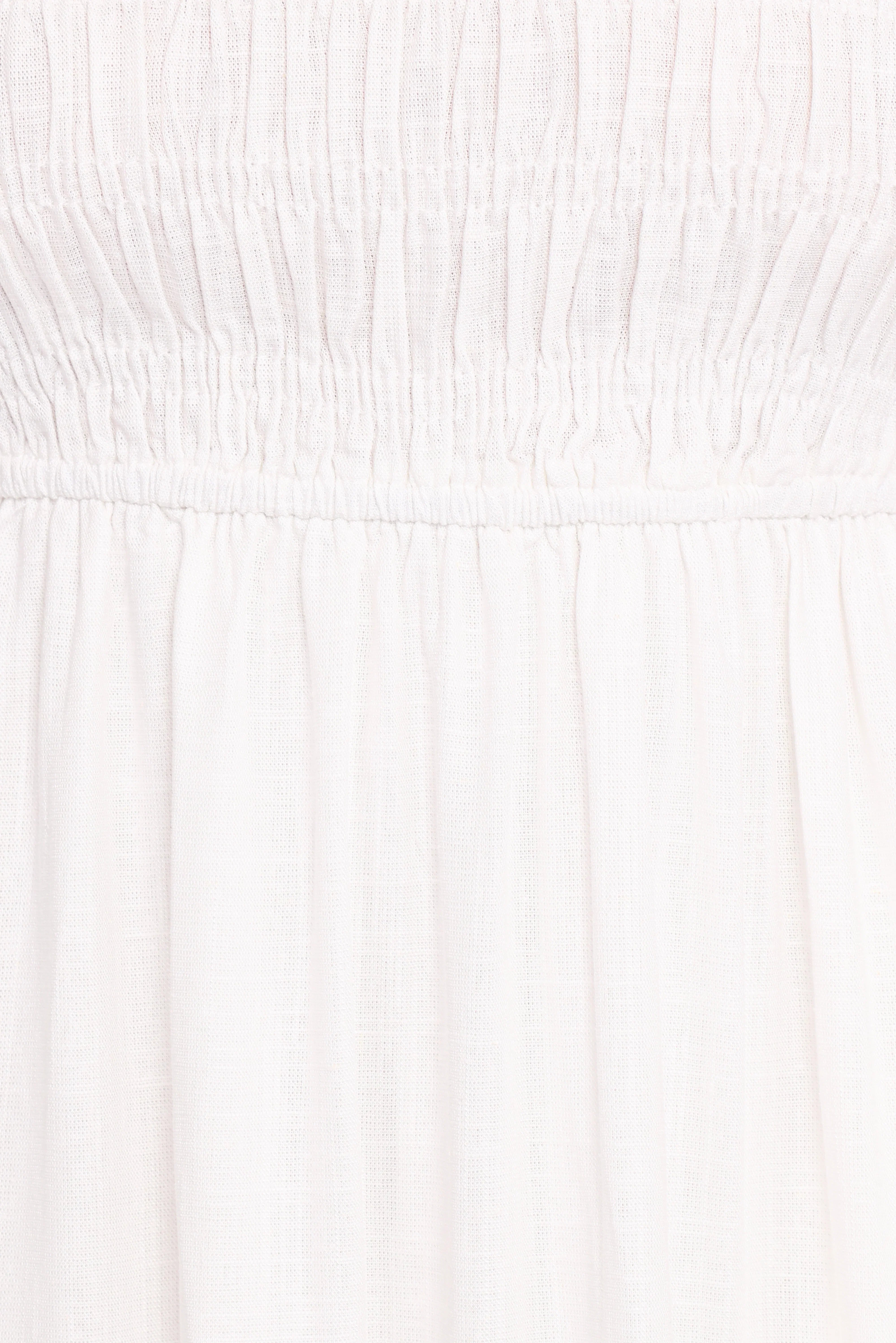 Emari Puff Sleeve Mini Dress White
