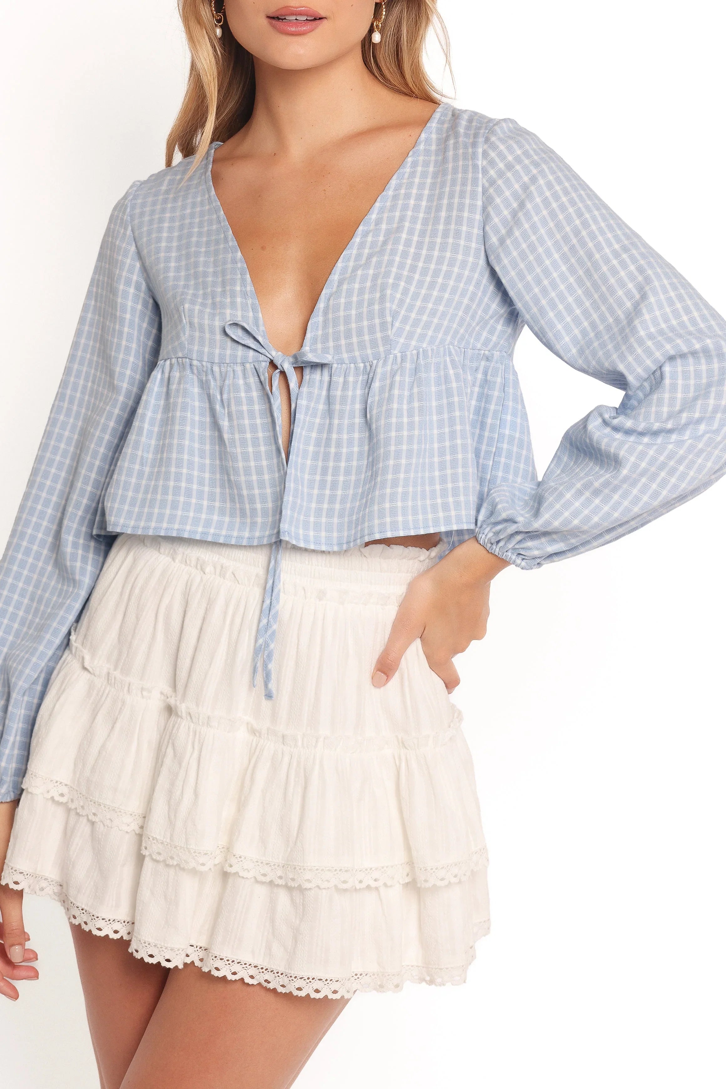 Sundara Long Sleeve Top Blue