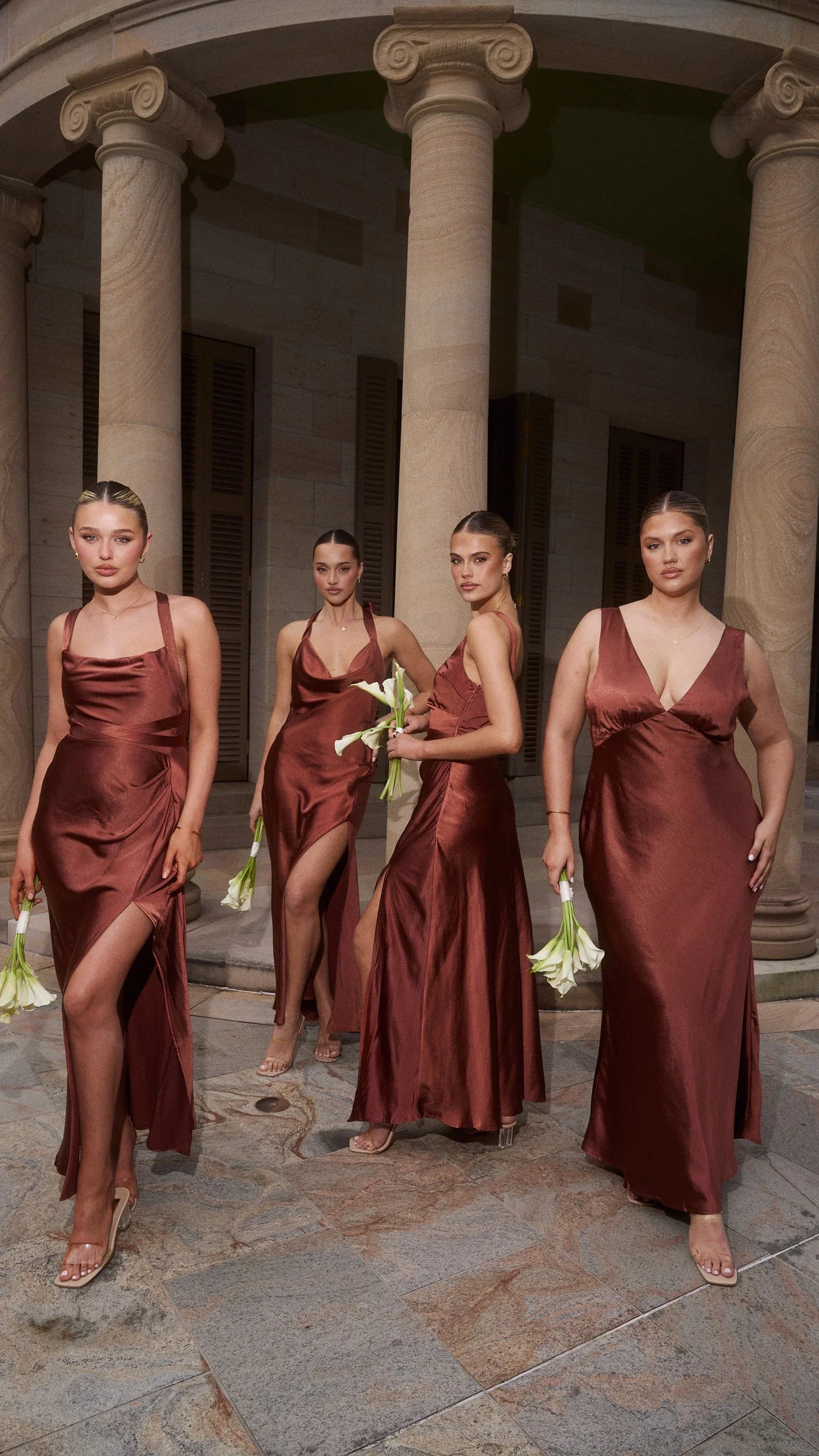 Sian Maxi Dress Rust
