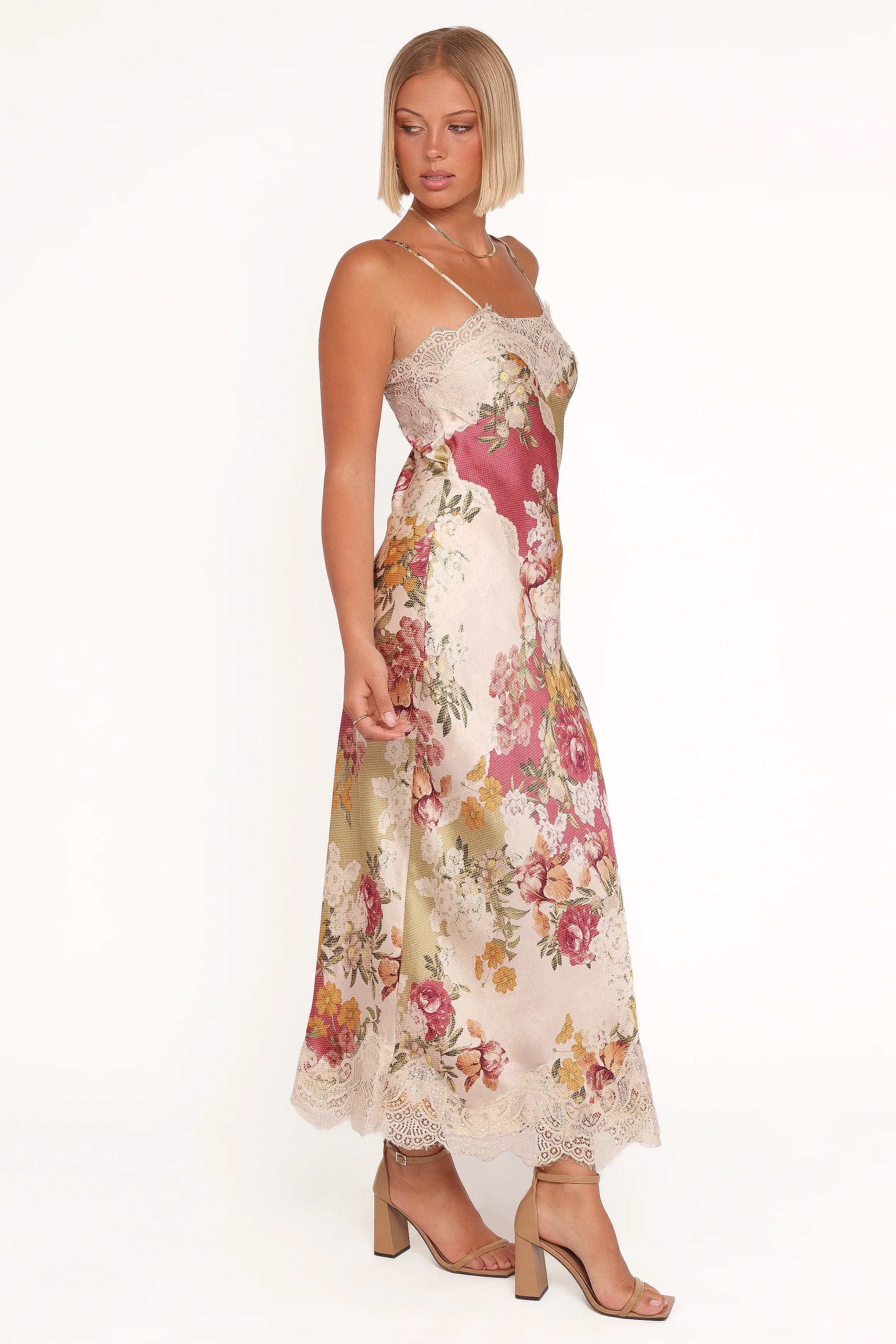 Laken Maxi Dress Patchwork Floral