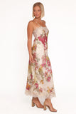 Laken Maxi Dress Patchwork Floral