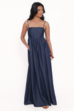 Odessa Maxi Dress Dark Chambray