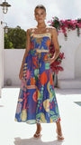 Martina Maxi Dress Rio Print