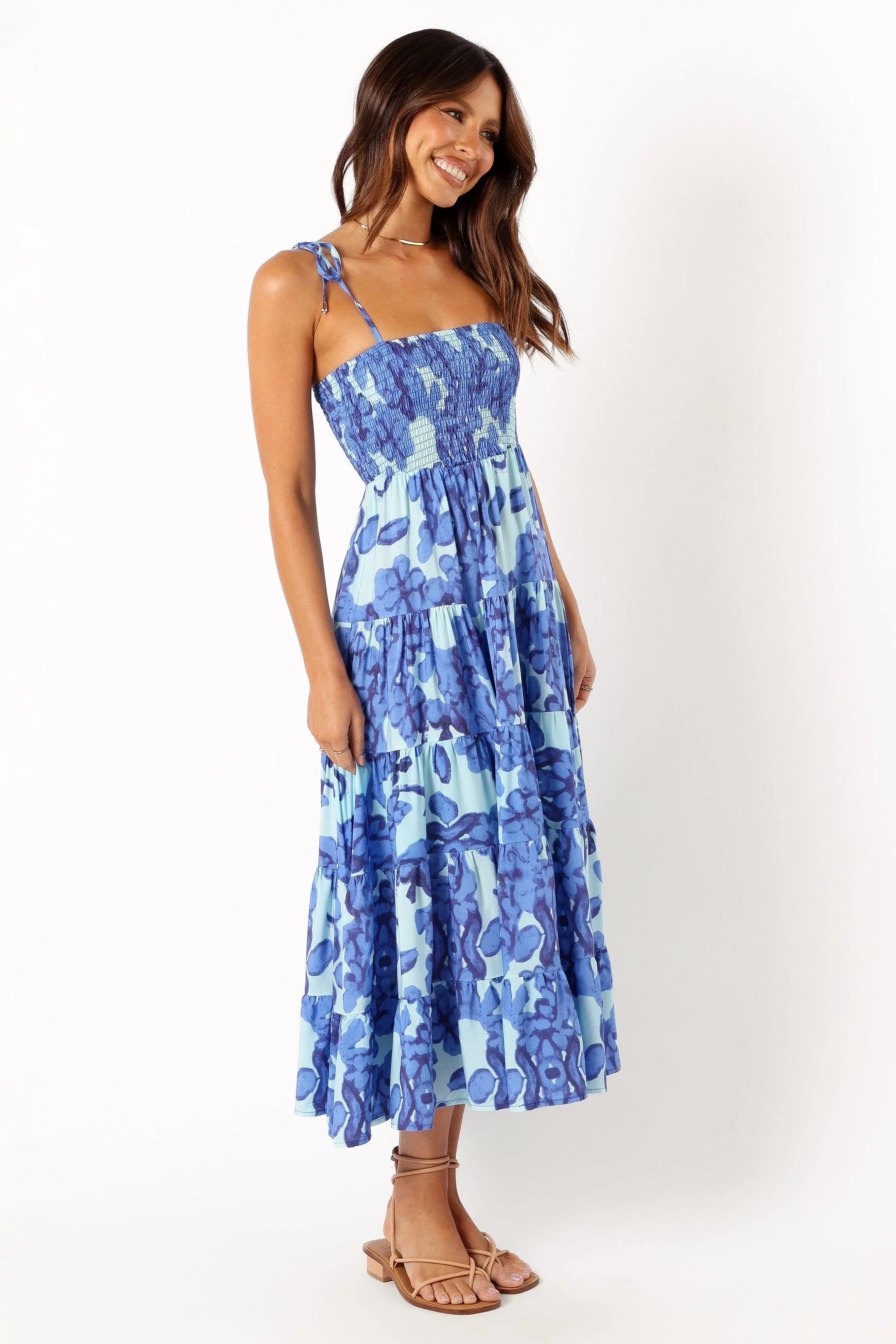 Amarie Midi Dress Blue