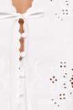 Kye Top White Broderie