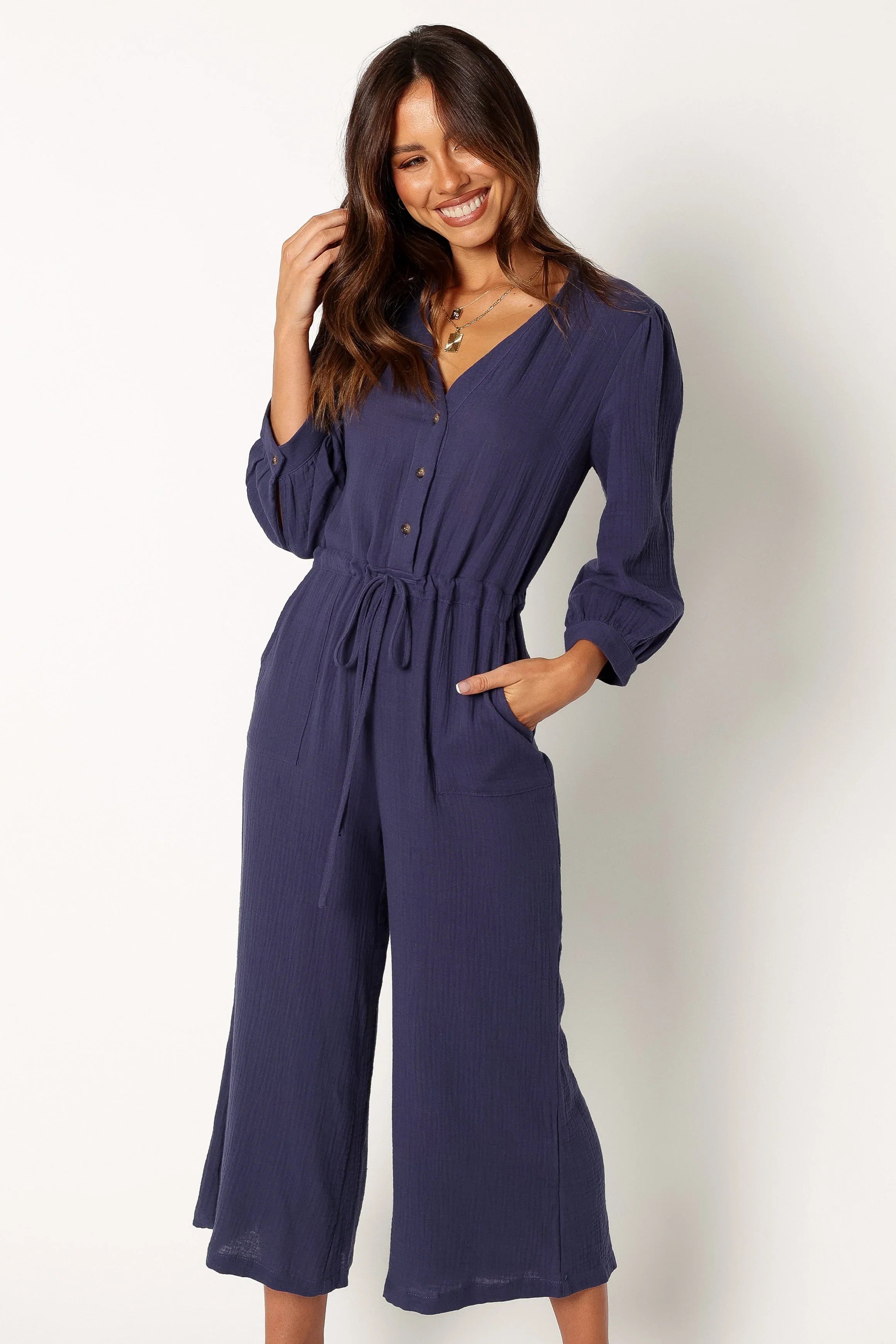 Roberta Jumpsuit Navy
