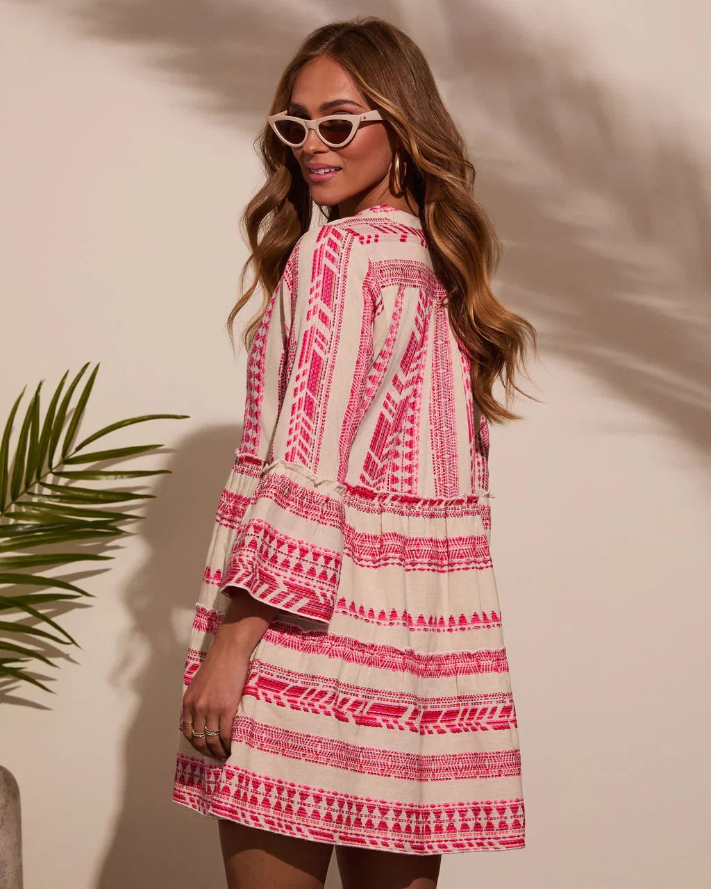 Sonny Abstract Tunic Mini Dress