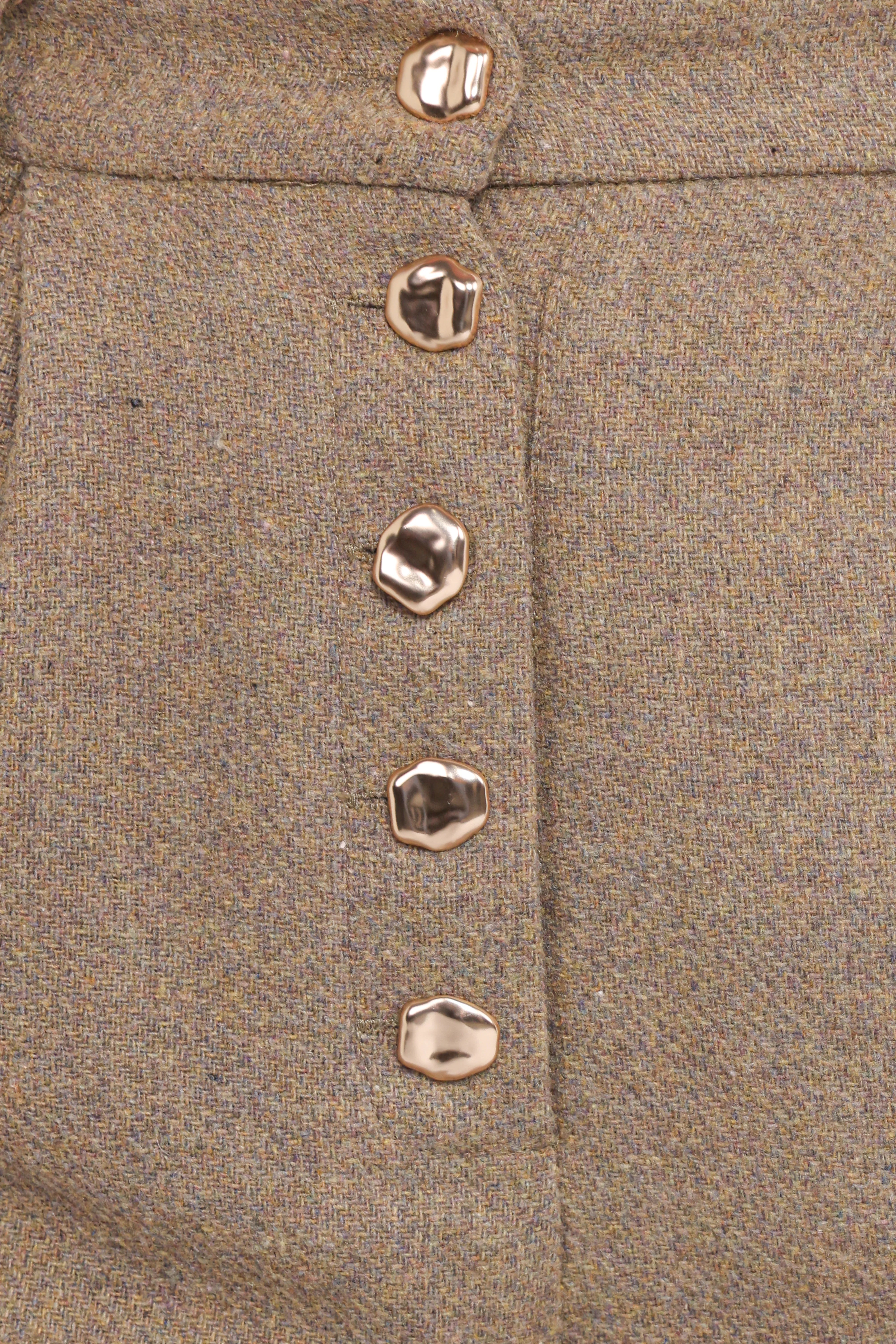 Denise Tailored Shorts Taupe