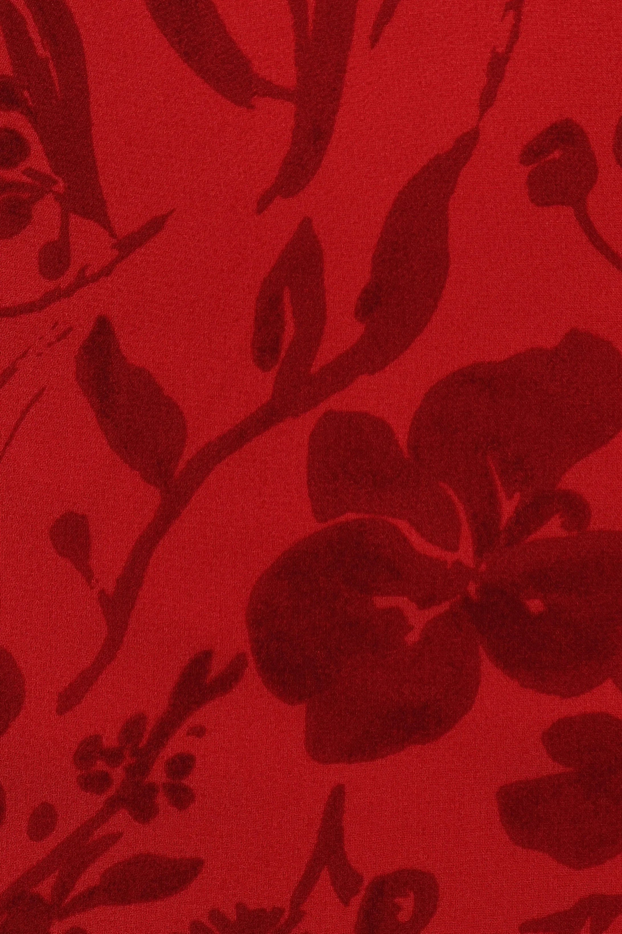 Francesca Midi Dress Red Floral