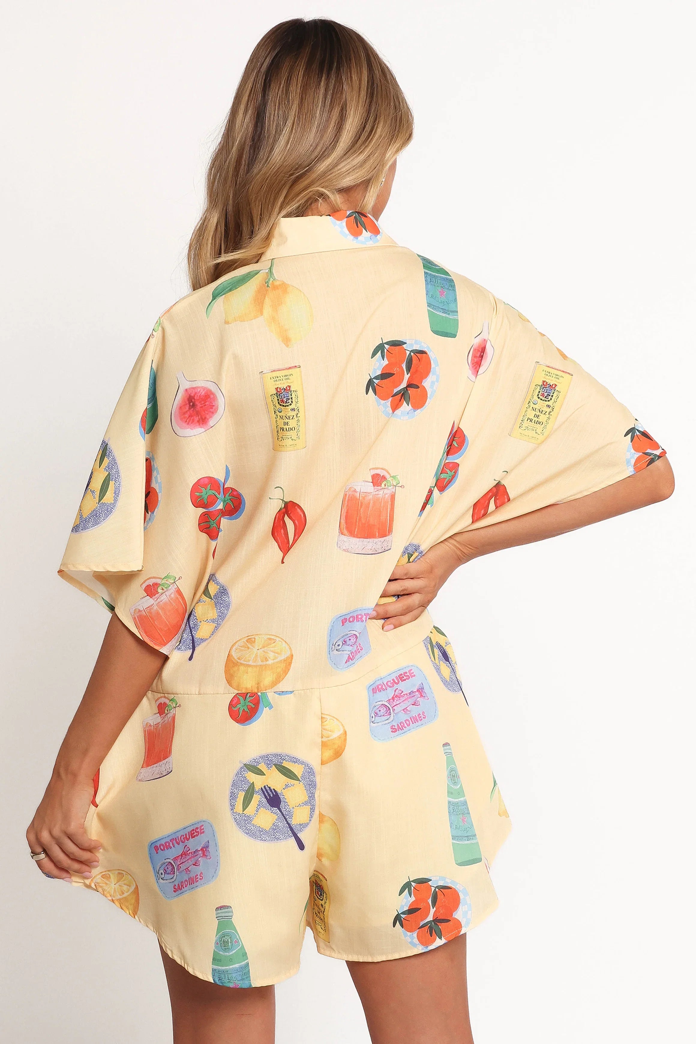 Sebastian Romper Pasta Print