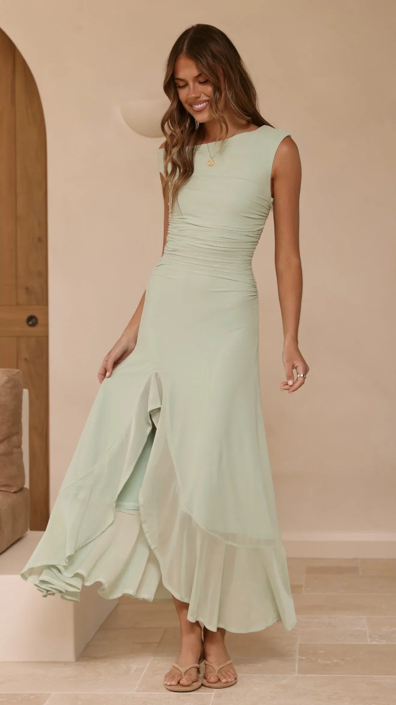 Sareiah Maxi Dress Sage
