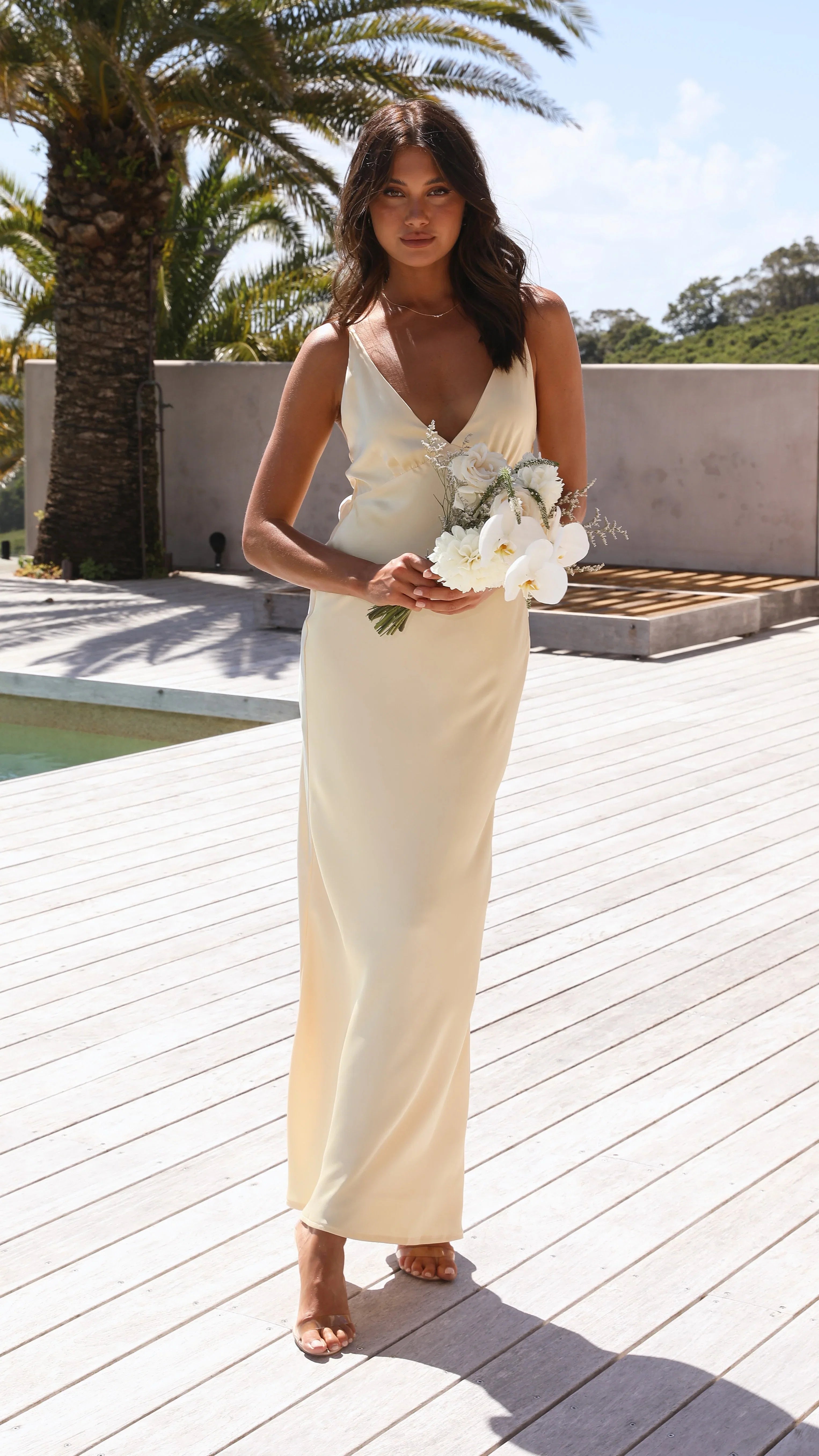 Ziah Maxi Dress Lemon