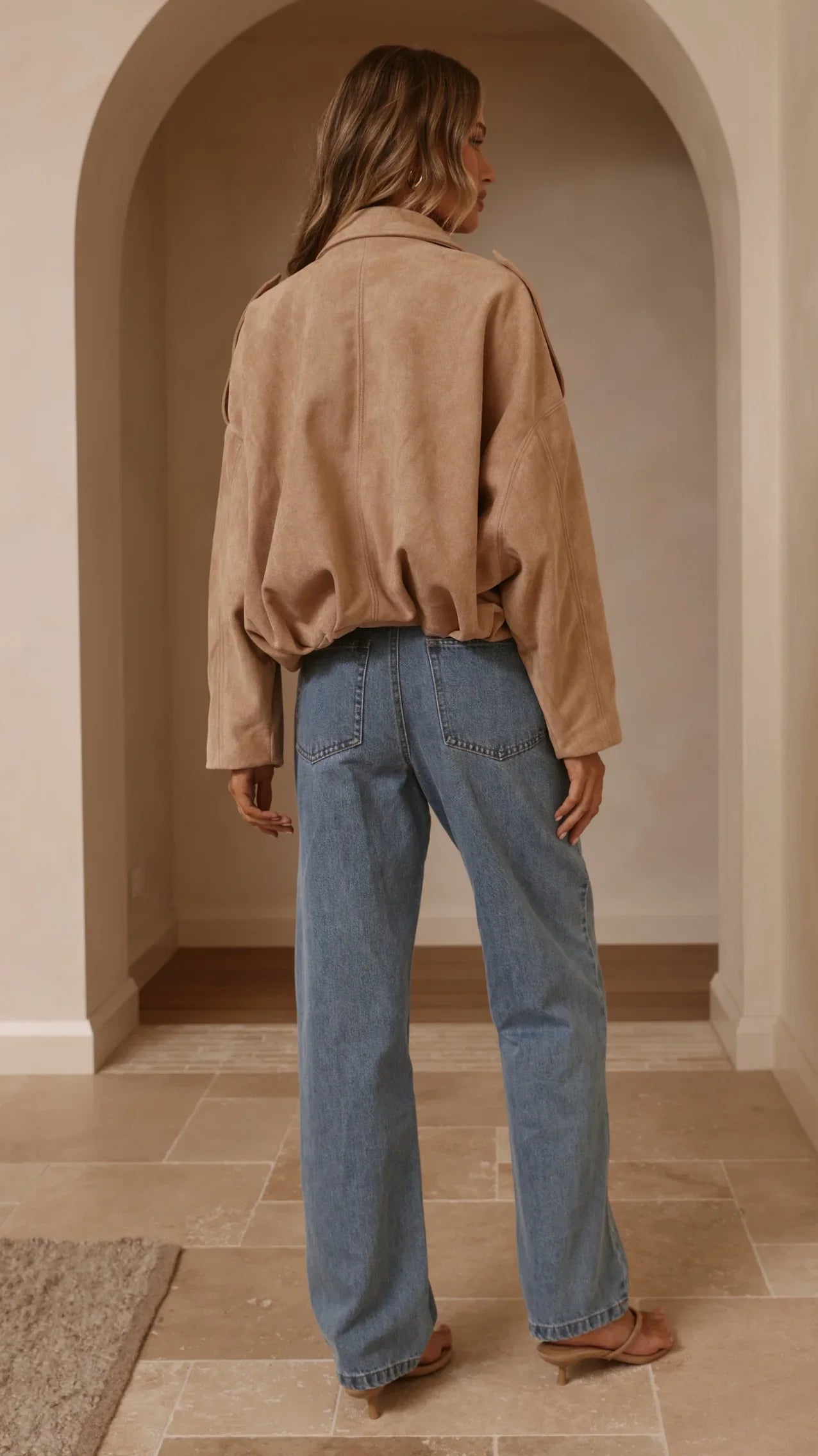 Leela Bomber Jacket Camel