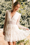 Fern Mini Dress White