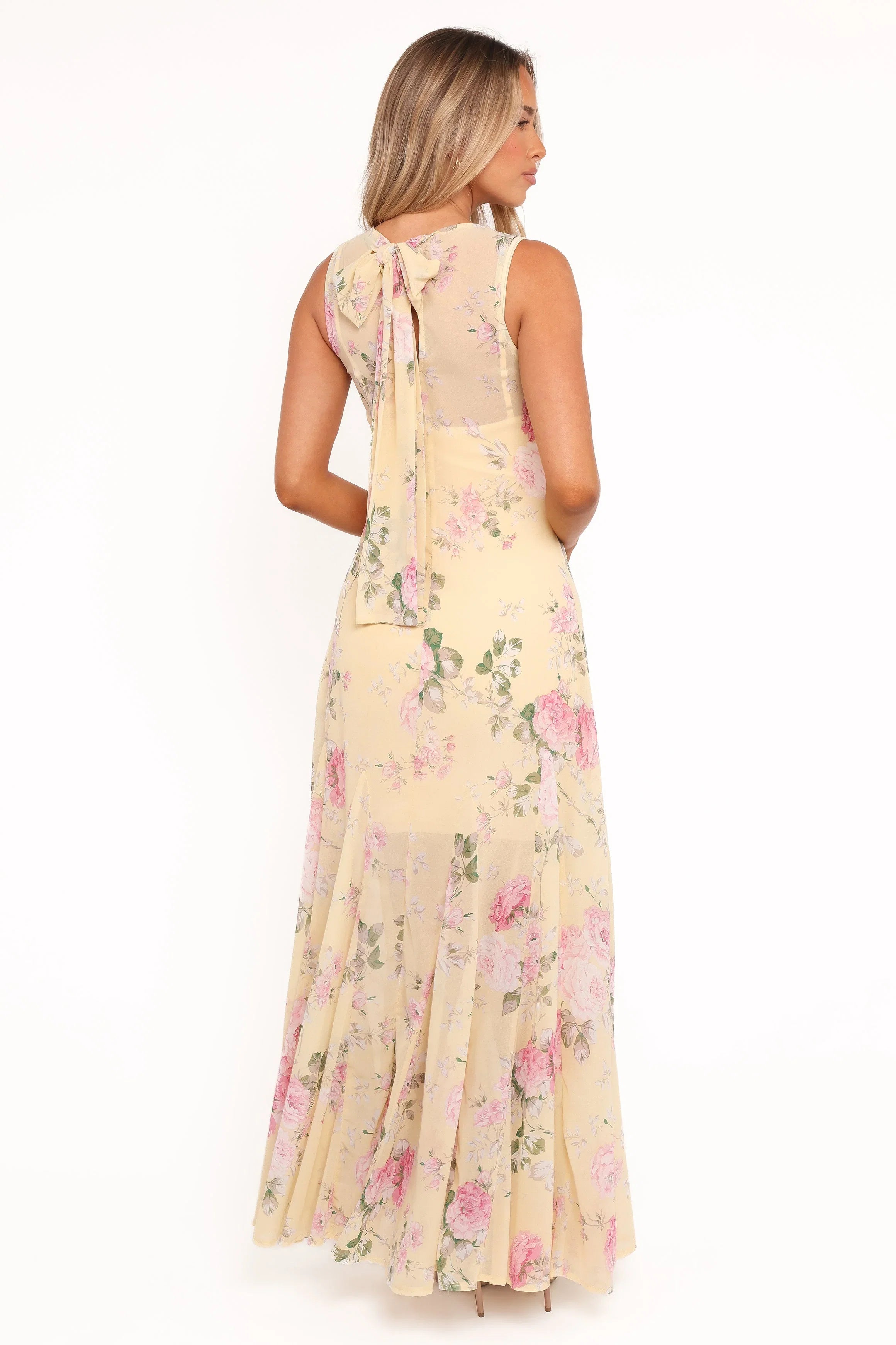 Keani Maxi Dress Yellow Floral