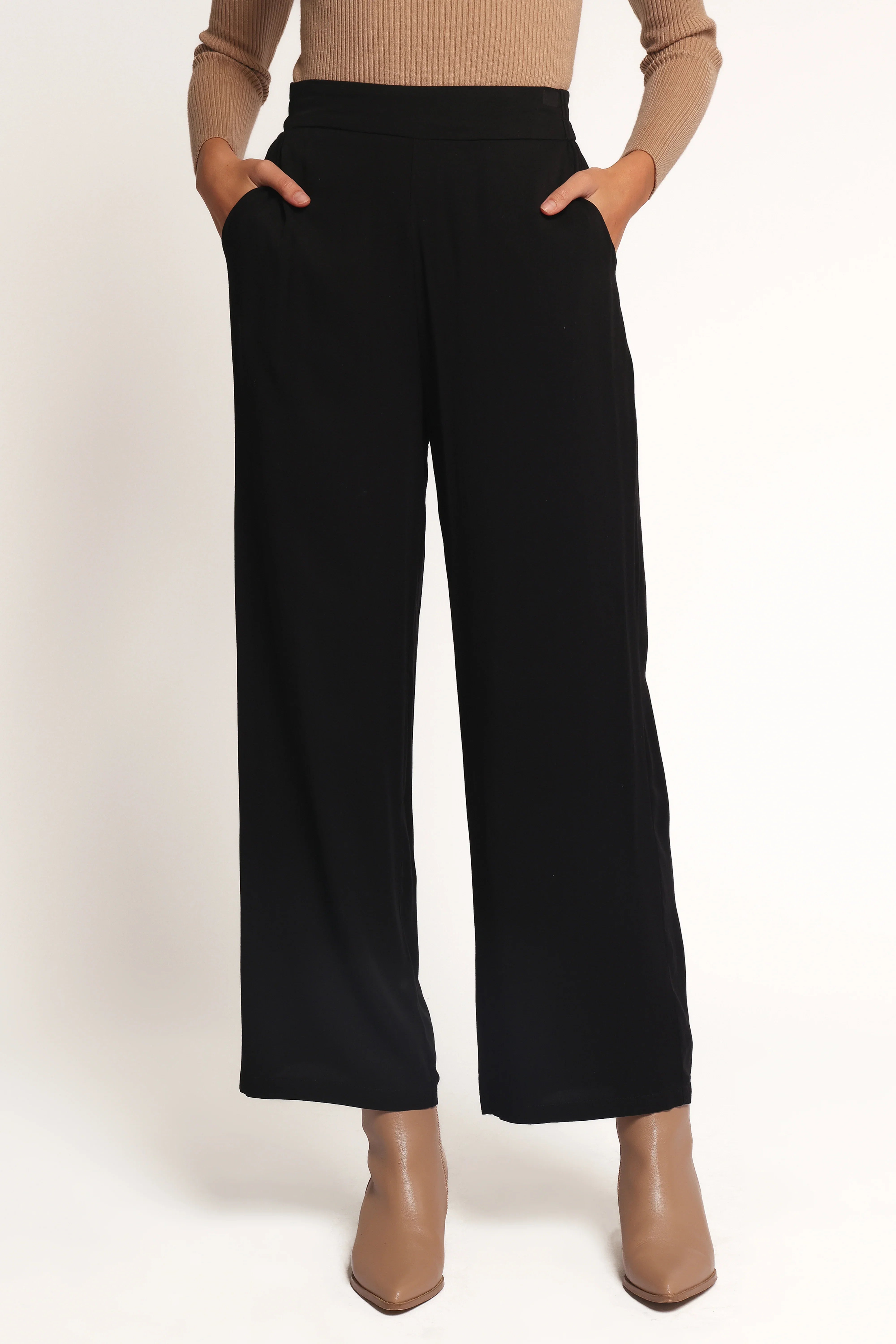 Rissa Wide Leg Pant Black