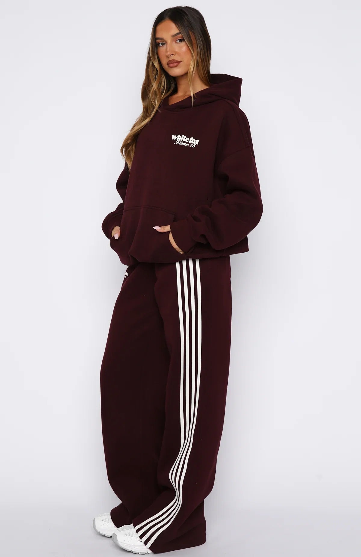 Release 15 Asalia Wide Leg Sweatpants Plum