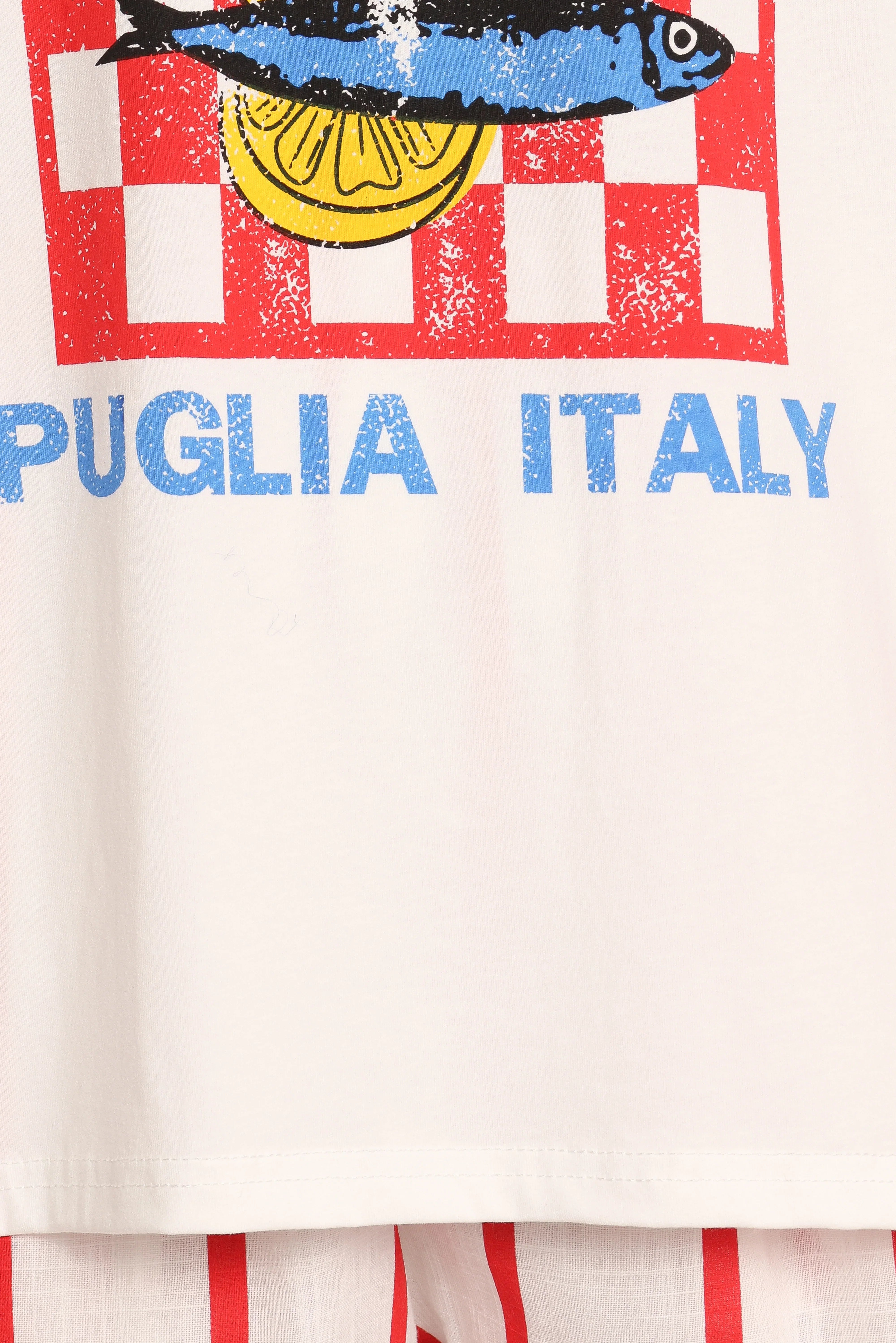Aperitivo Tee Set White Red Aperitivo