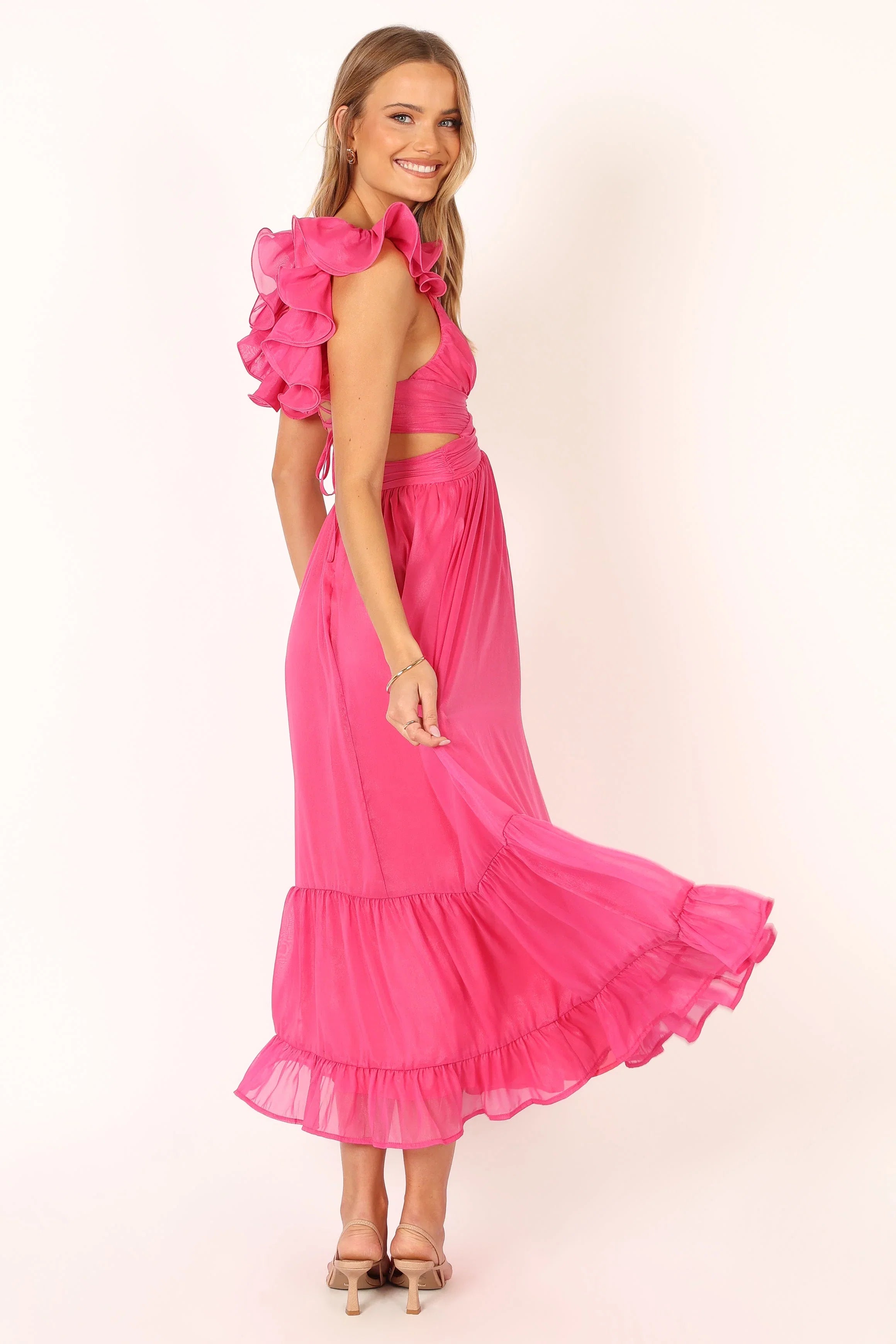 Bonito Midi Dress Berry