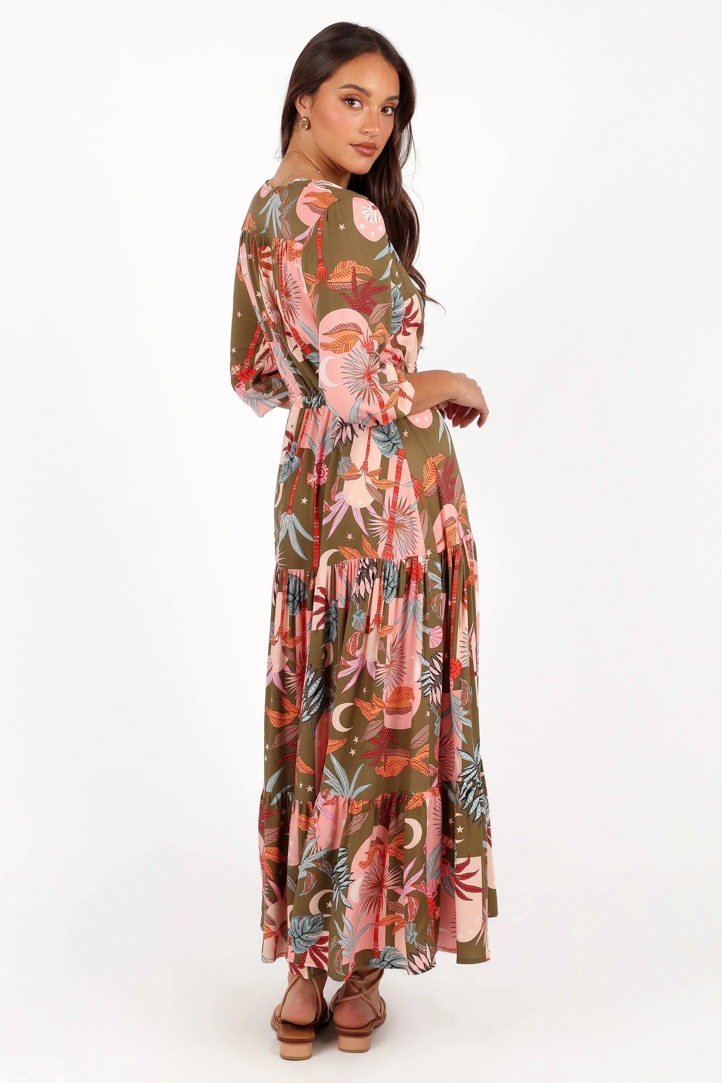 Kelda Dress Green Multi