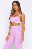 Elite Sports Bra Orchid White