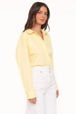 Inez Scallop Shirt Yellow