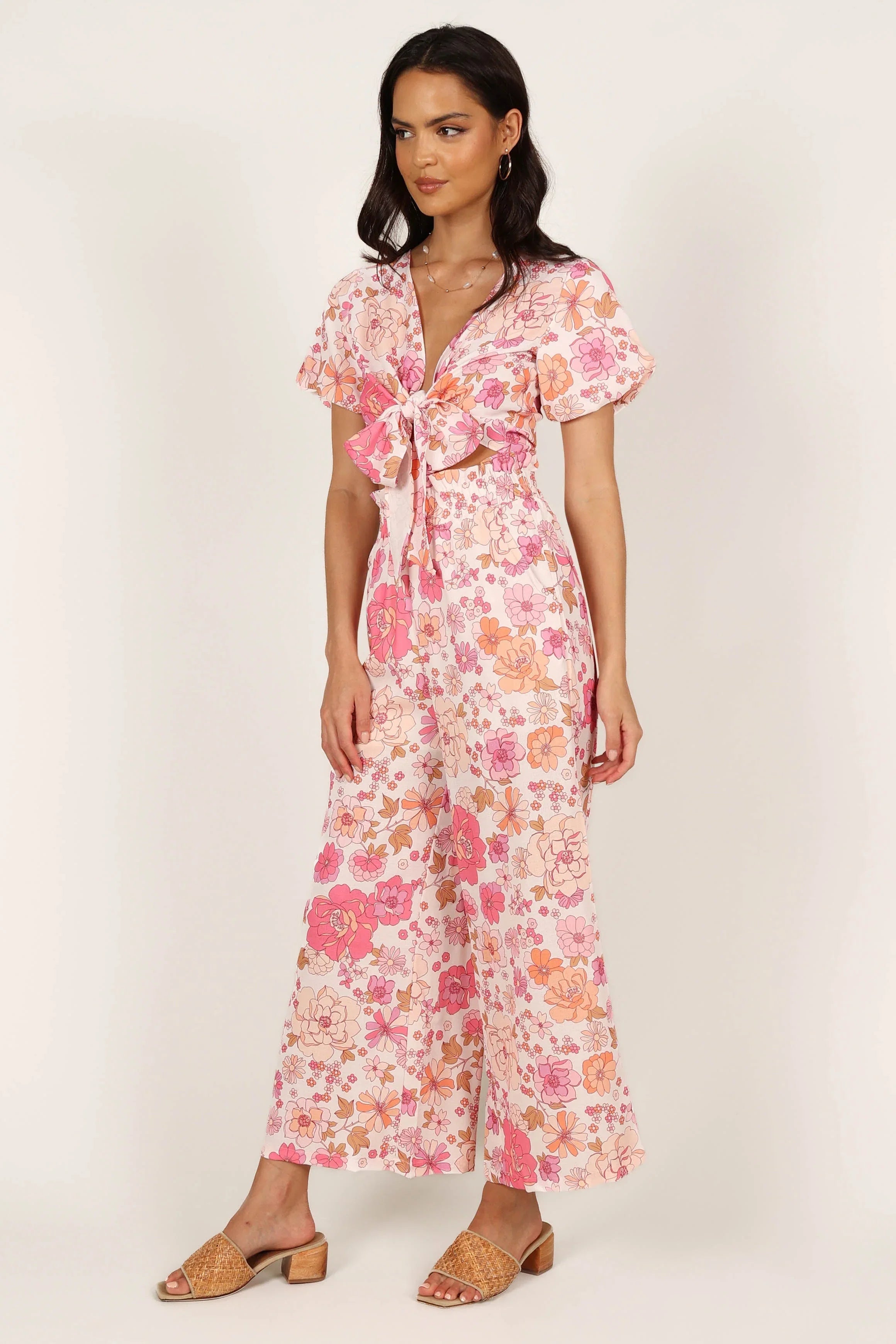 Matilda Top Pant Set Pink Floral